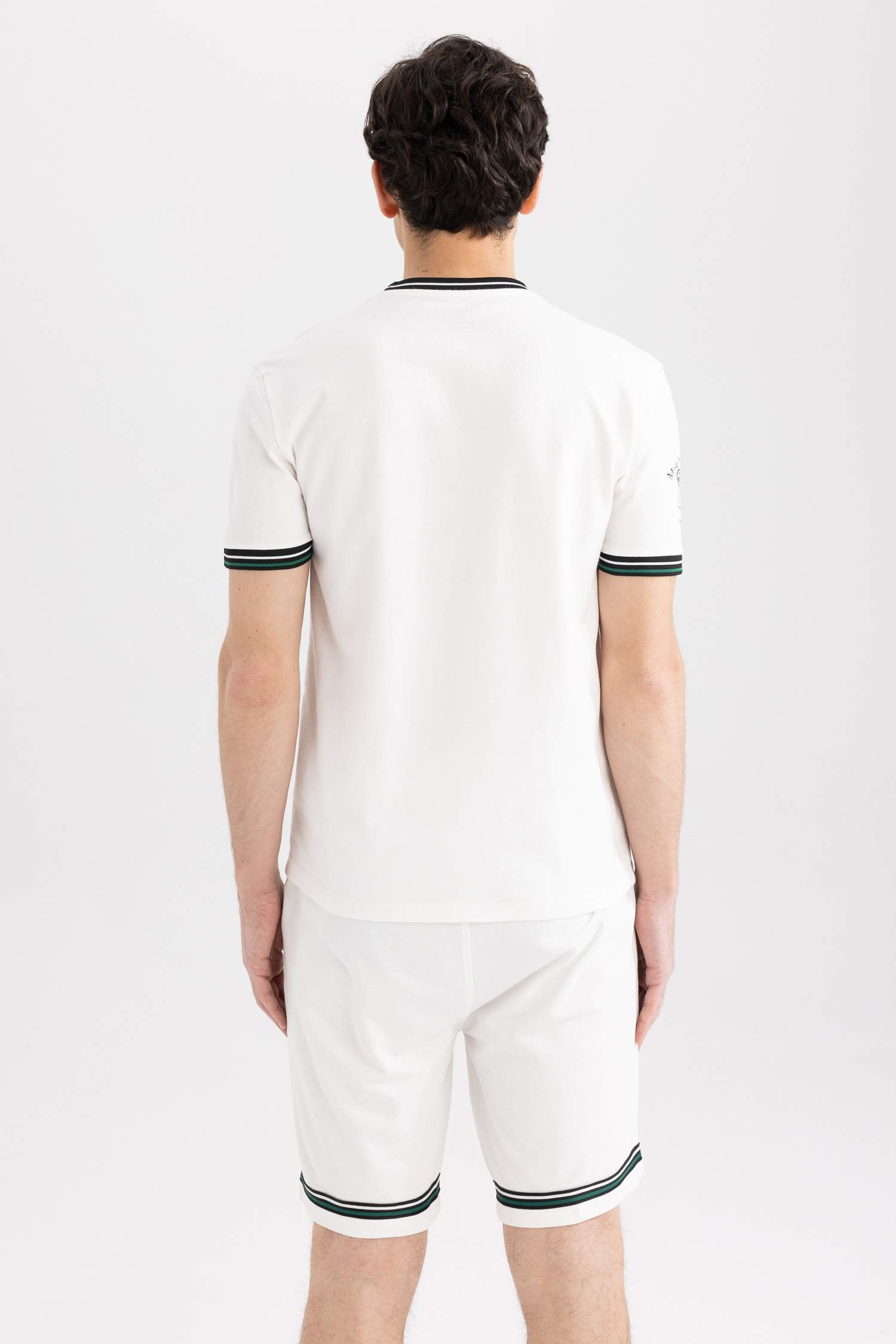 Regular Fit Sweatshirt Fabric Shorts