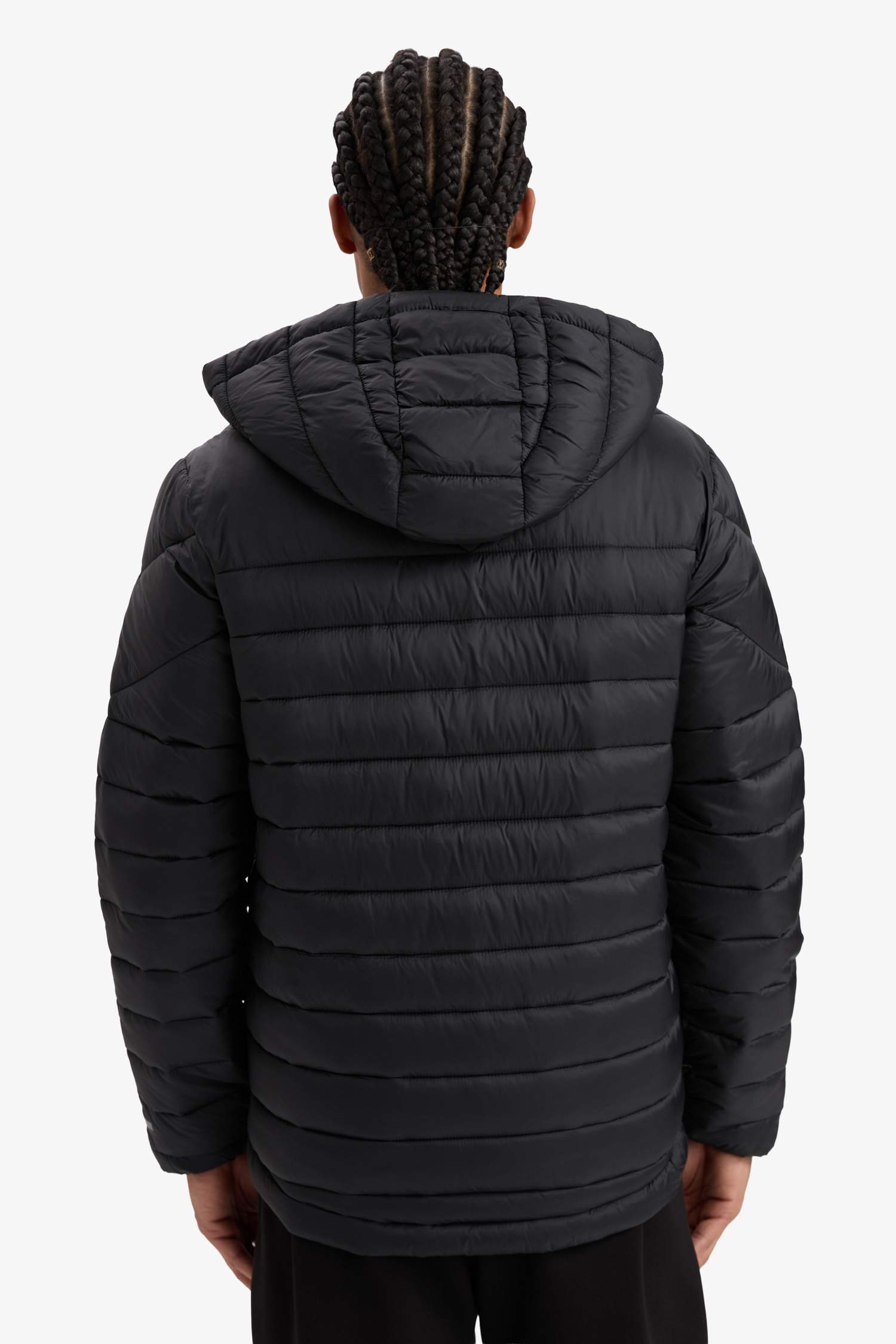 Su İtici Slim Fit Dar Kesim Kapüşonlu Fermuarlı Mevsimlik Baharlık Şişme Mont