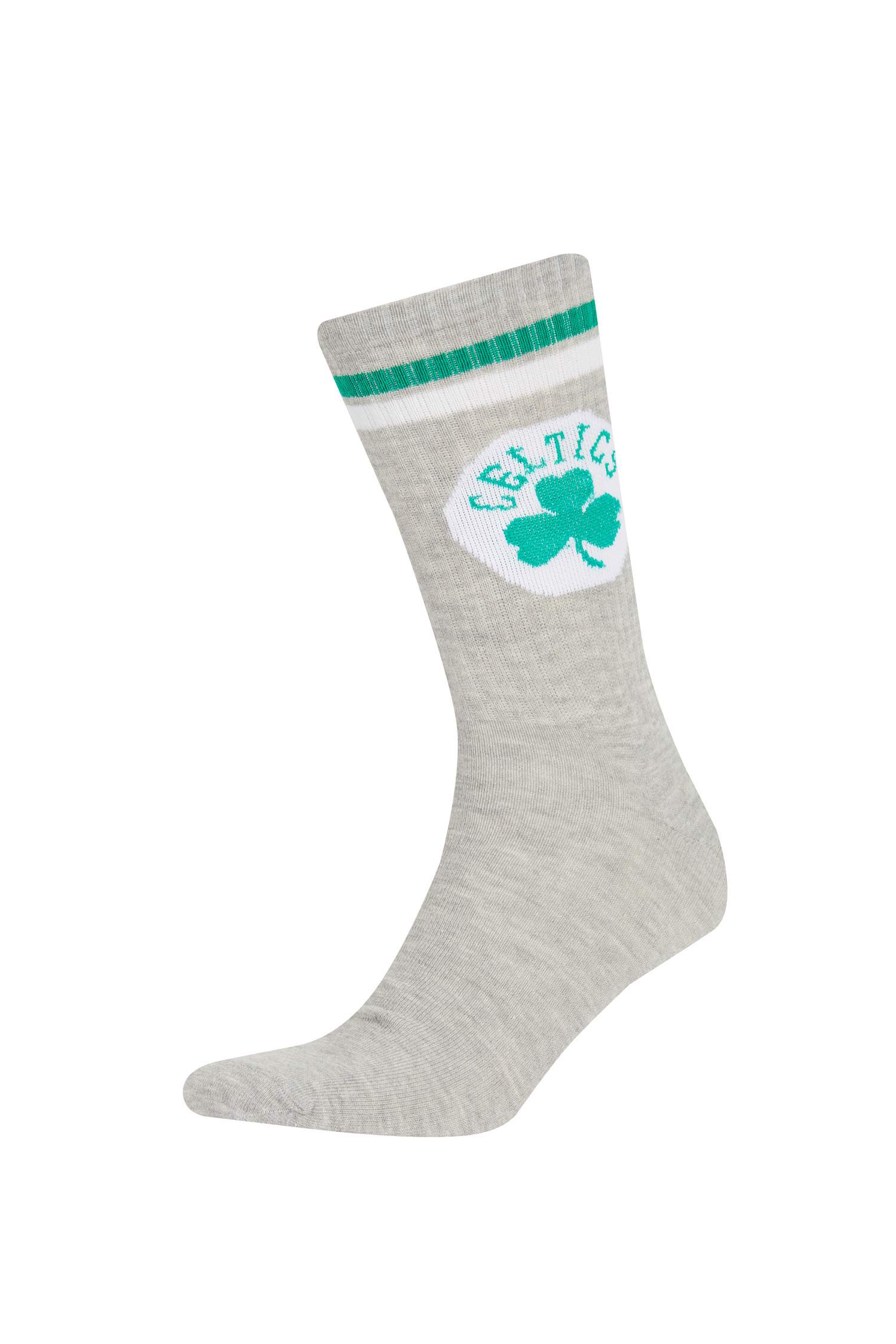 Erkek NBA Current Teams Rahat Lastikli 2'li Pamuklu Uzun Çorap