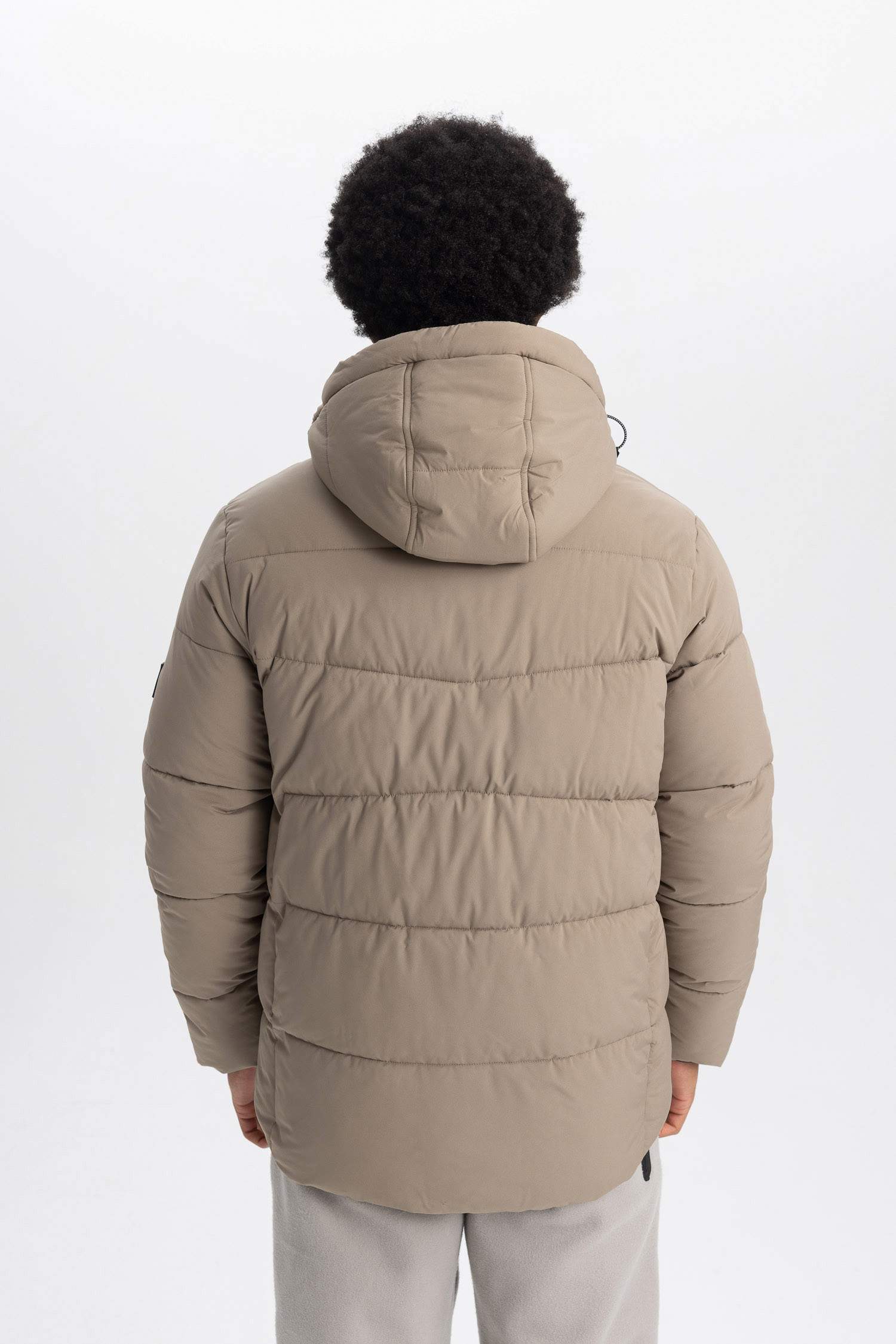 DeFactoFit Waterproof Slim Fit Hooded Puffer Jacket