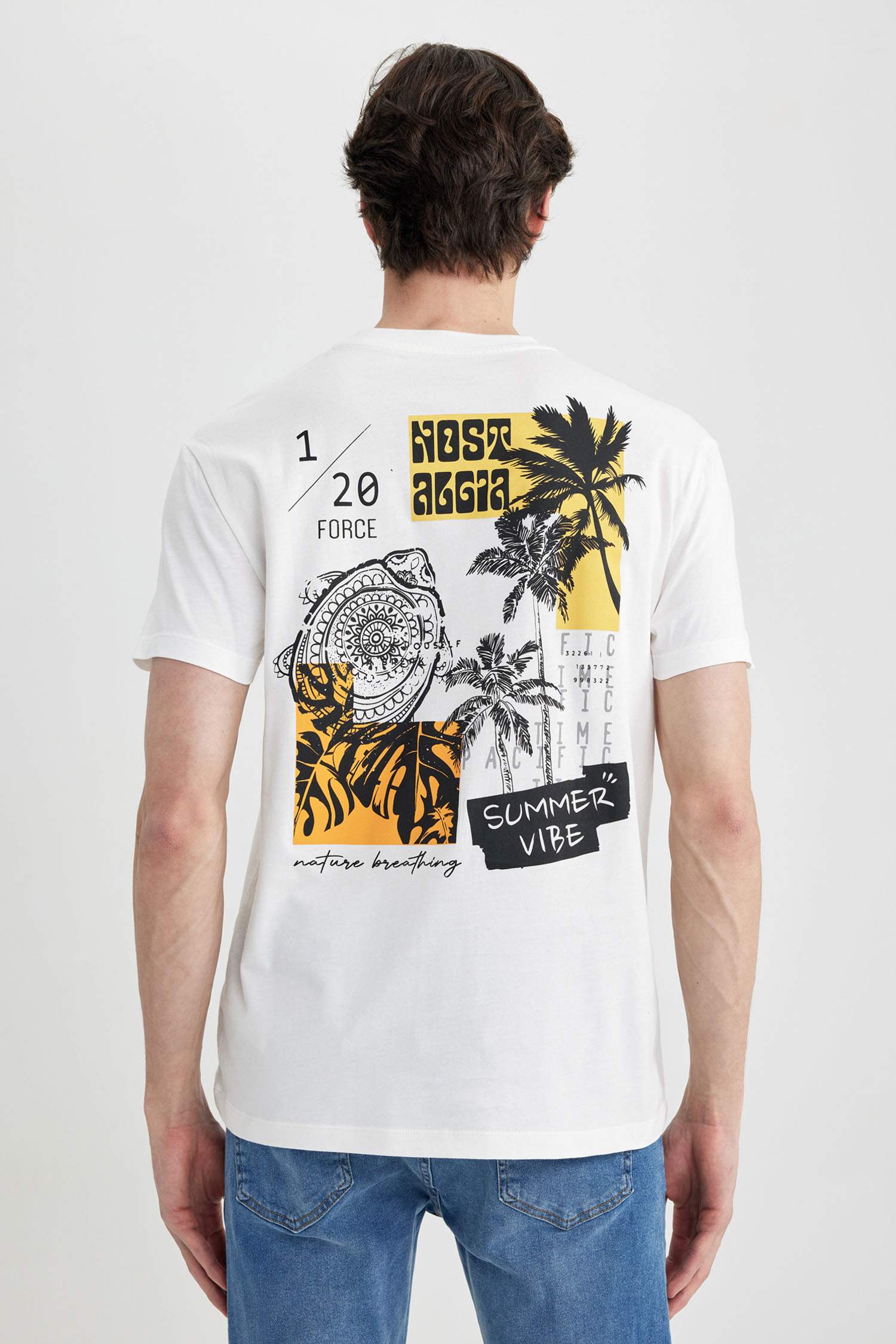 дөңгелек жаға үлкен Қысқа жеңді футболка