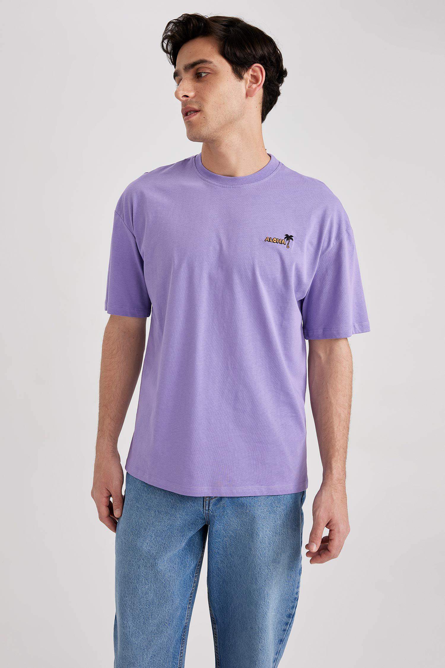 дөңгелек жаға минималл Қысқа жеңді футболка