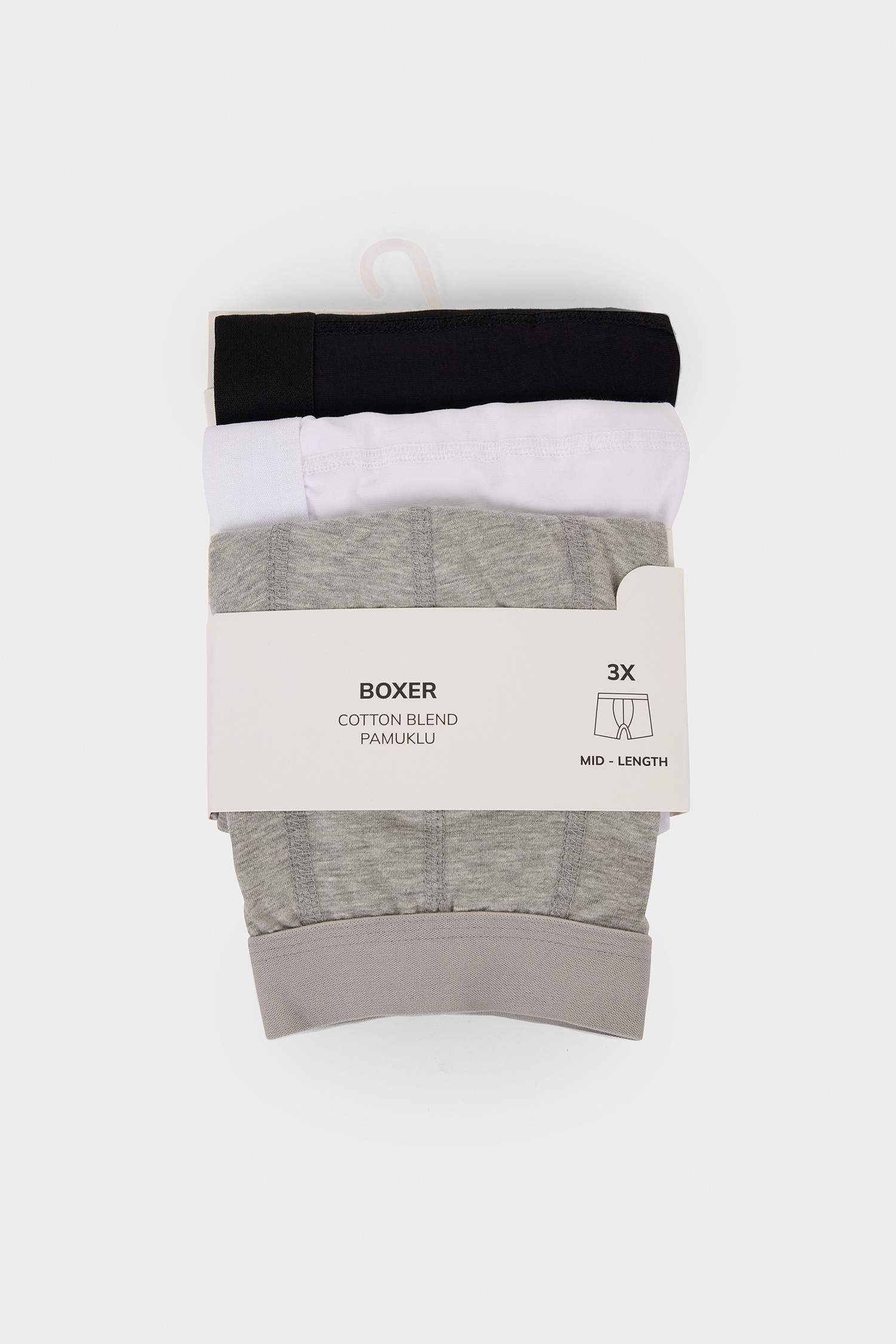 Regular Fit 3 Piece Boxer Shorts