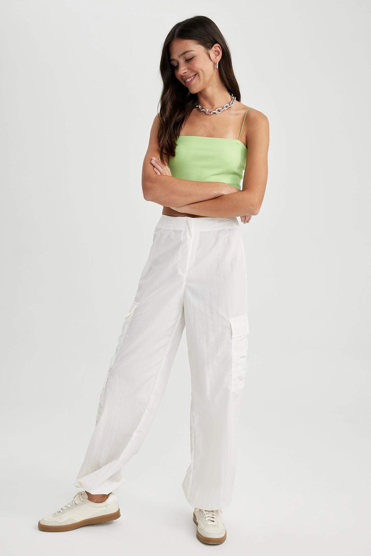 Parachute High Waist Standard Trousers