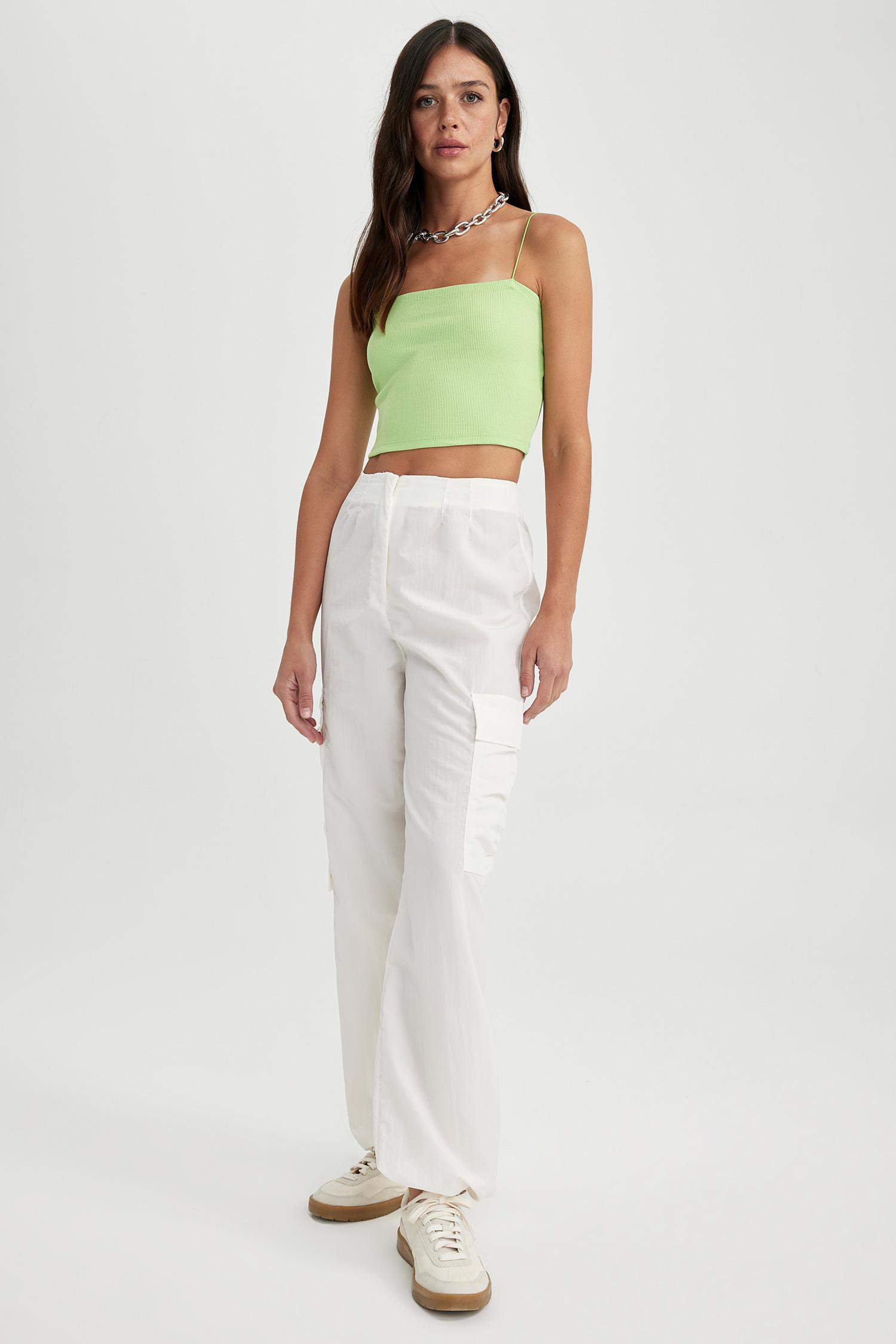 Parachute High Waist Standard Trousers