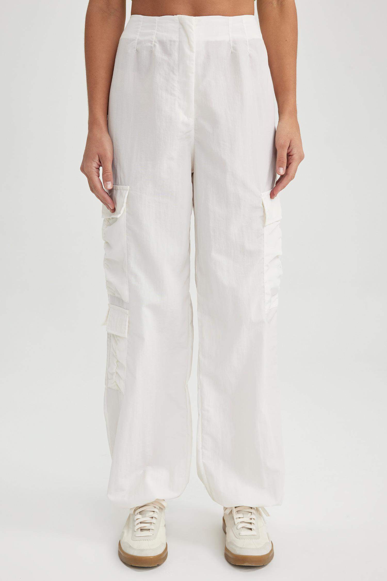 Parachute High Waist Standard Trousers