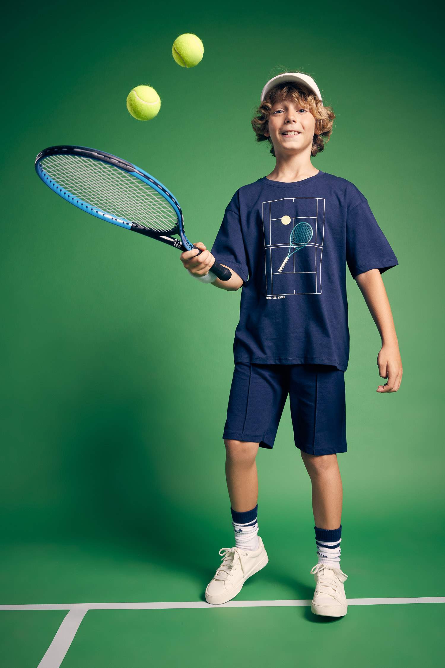 Oversize Fit Printed Short Sleeve T-Shirt