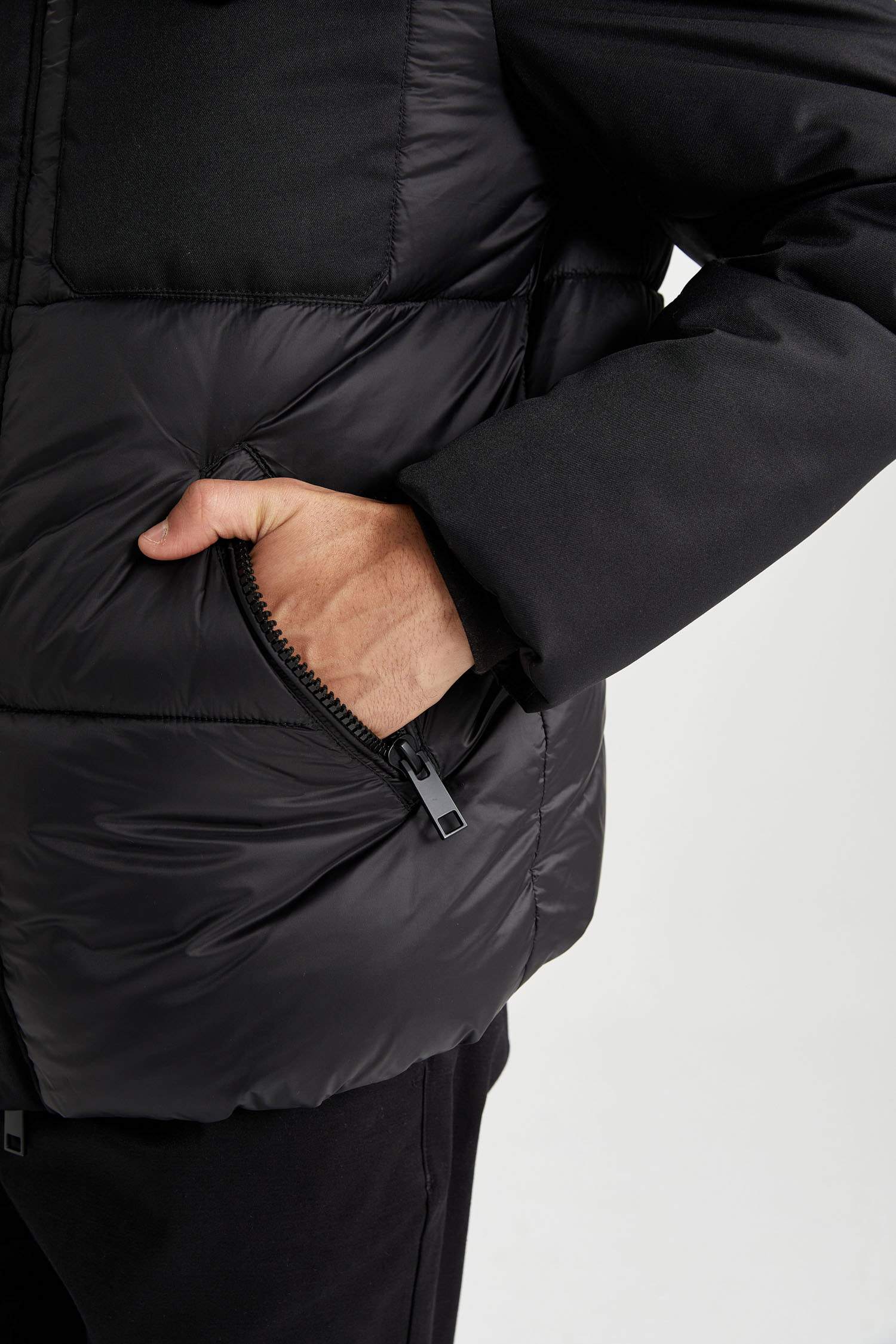 Slim Fit Hooded Puffer Jacket