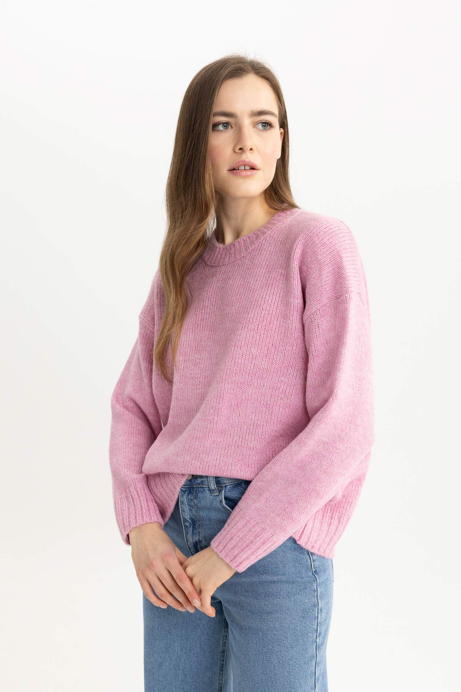 Regular Fit Bisiklet Yaka Triko Kazak