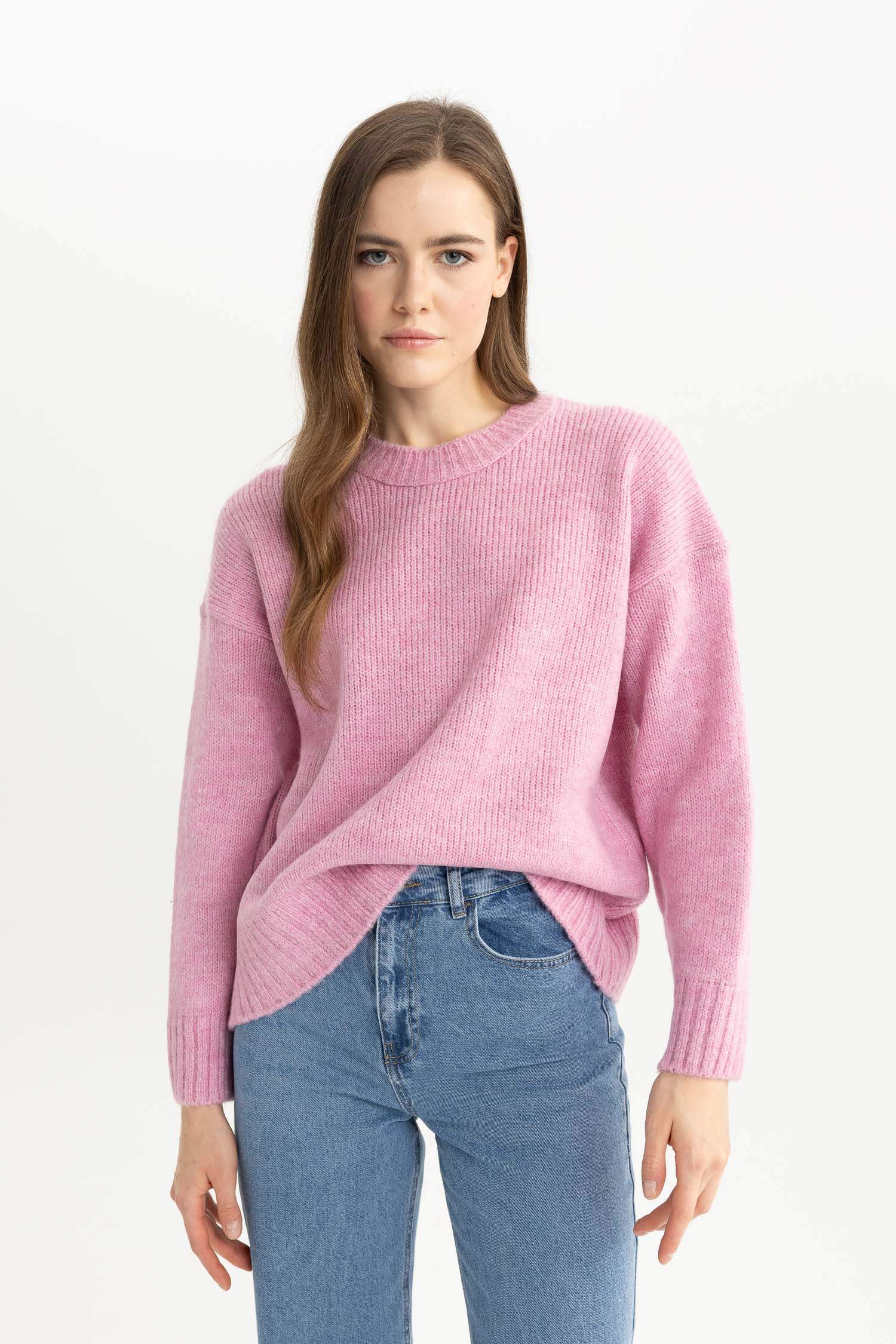 Regular Fit Bisiklet Yaka Triko Kazak