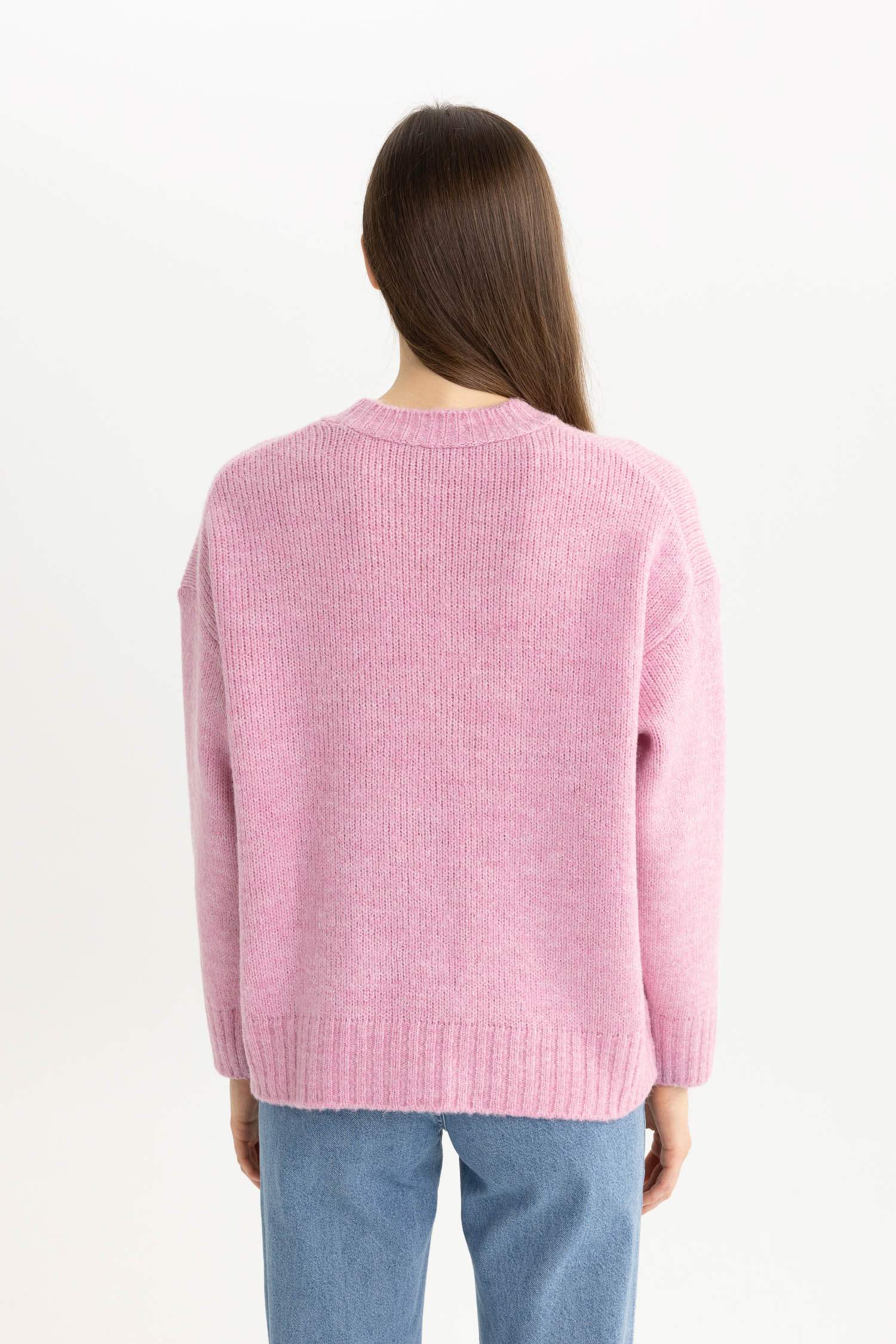 Regular Fit Bisiklet Yaka Triko Kazak