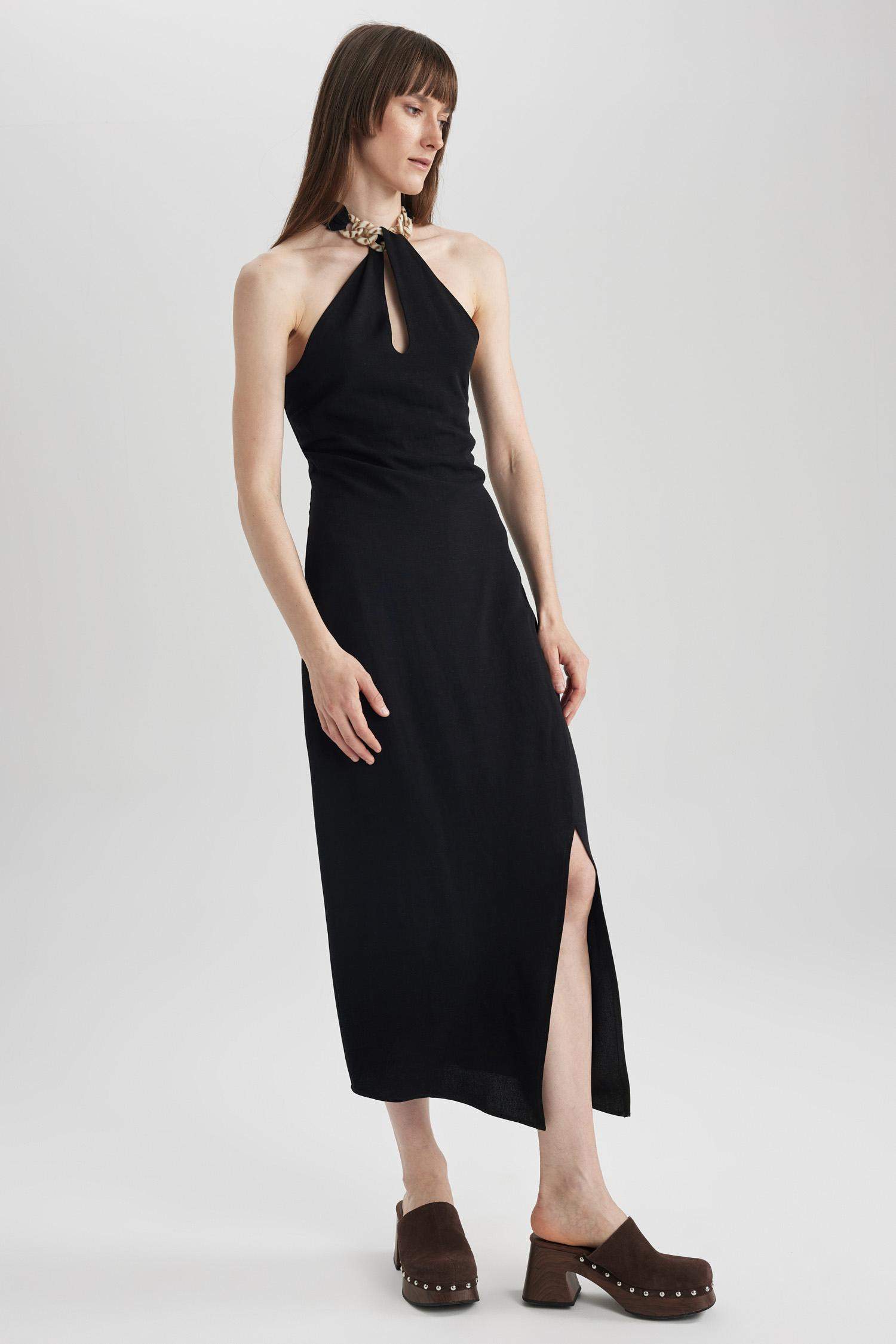 тығыз көйлек қиылысқан жаға жеңсіз Қысқа жеңді тоқылған көйлек