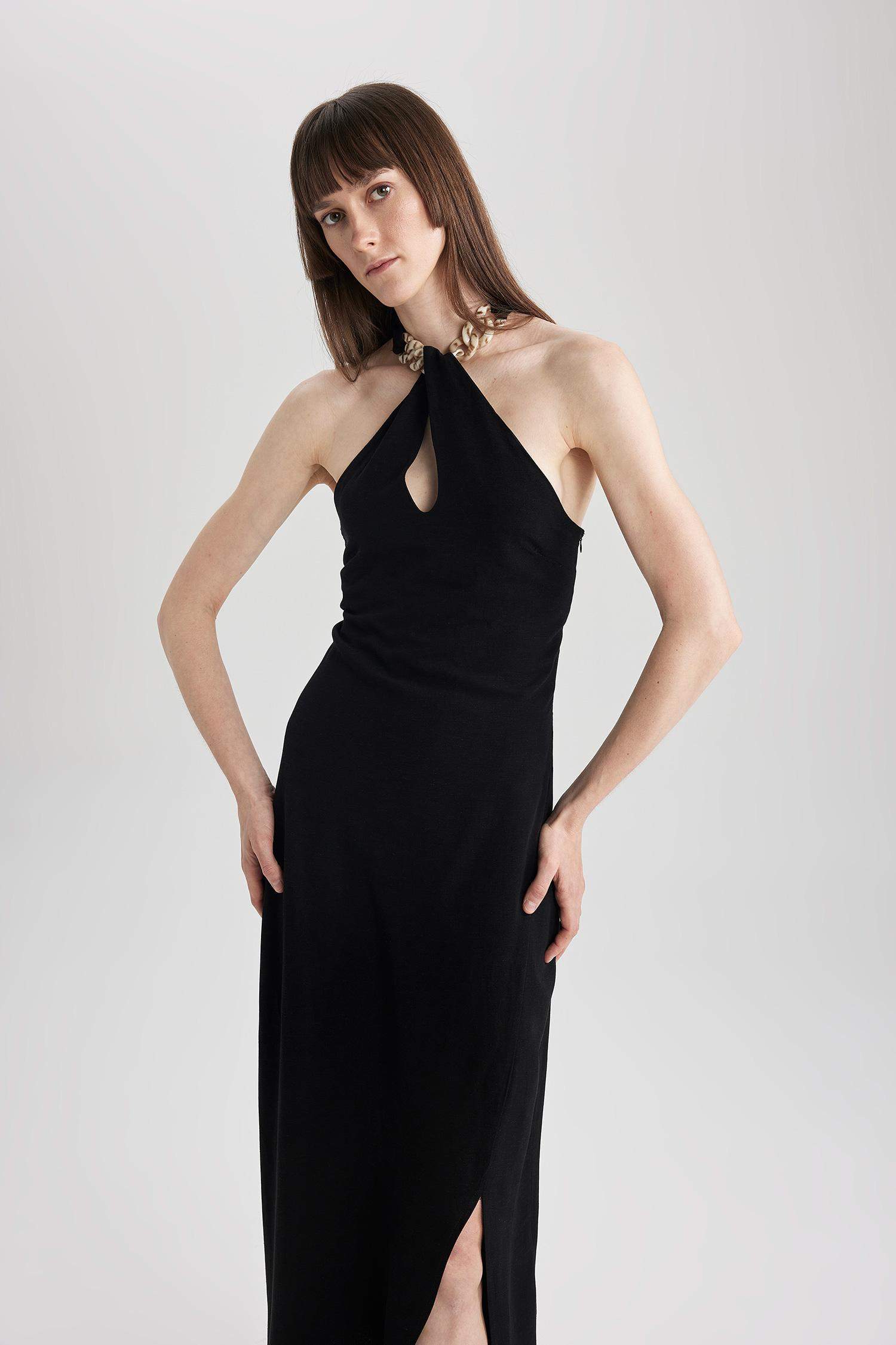 тығыз көйлек қиылысқан жаға жеңсіз Қысқа жеңді тоқылған көйлек