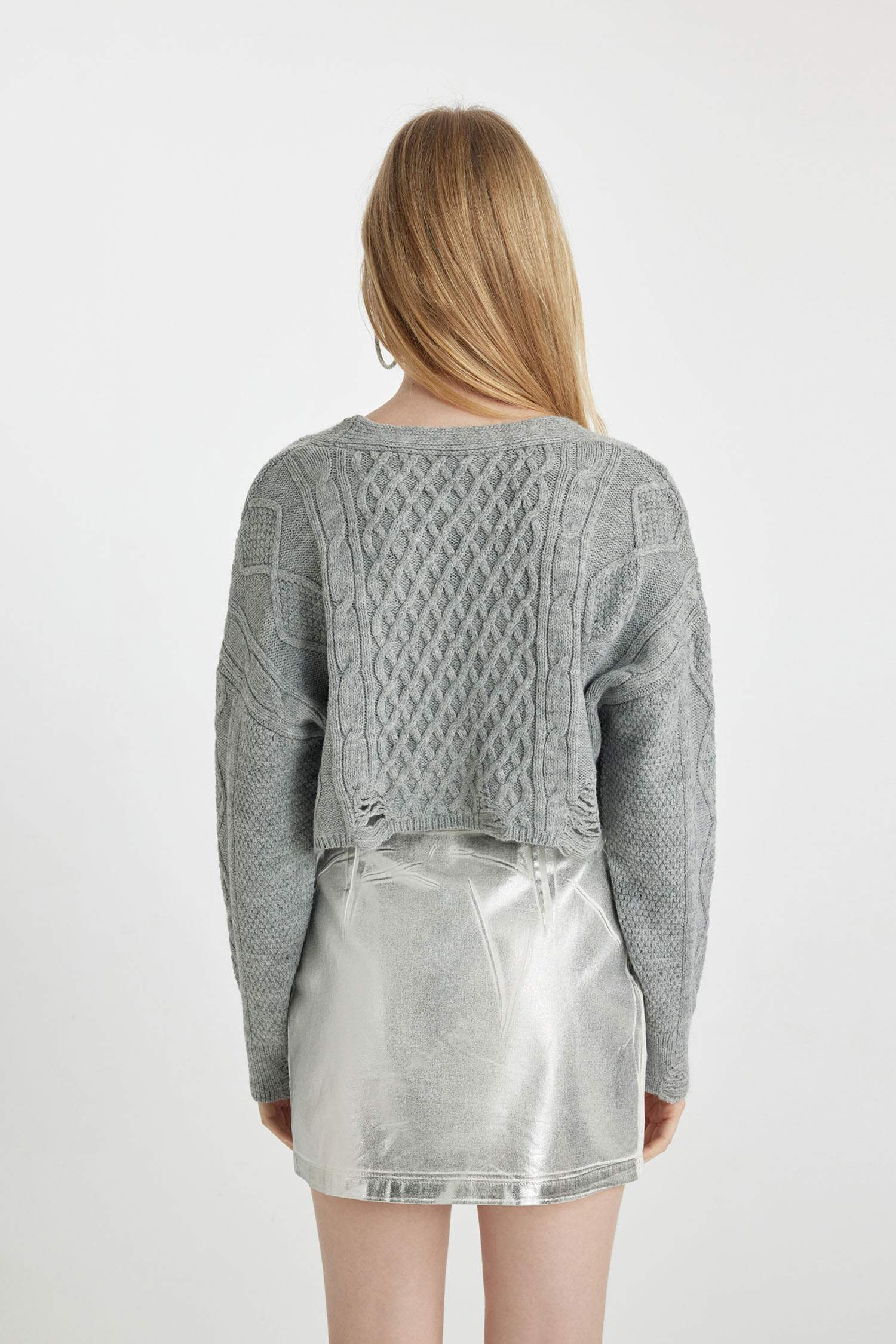 Regular Fit V Yaka Triko Hırka