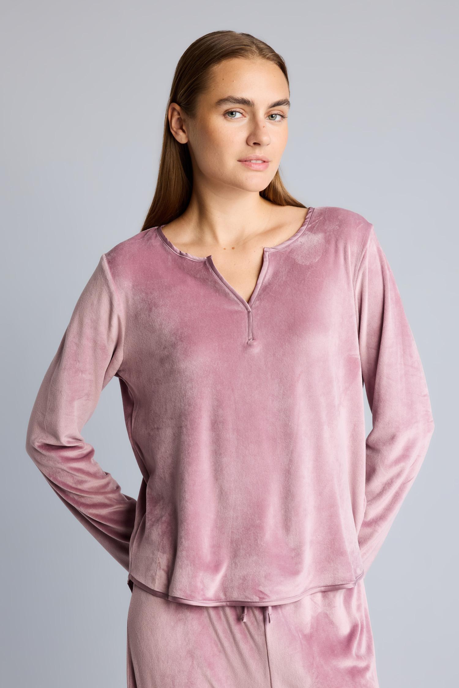 DeFacto Regular Fit Velur Pijama Takımı görsel 3