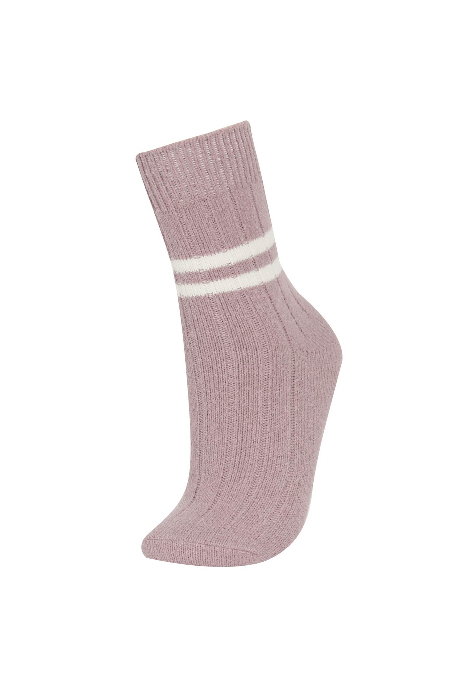 جوارب شتوية قطن نسائي - قطعتين