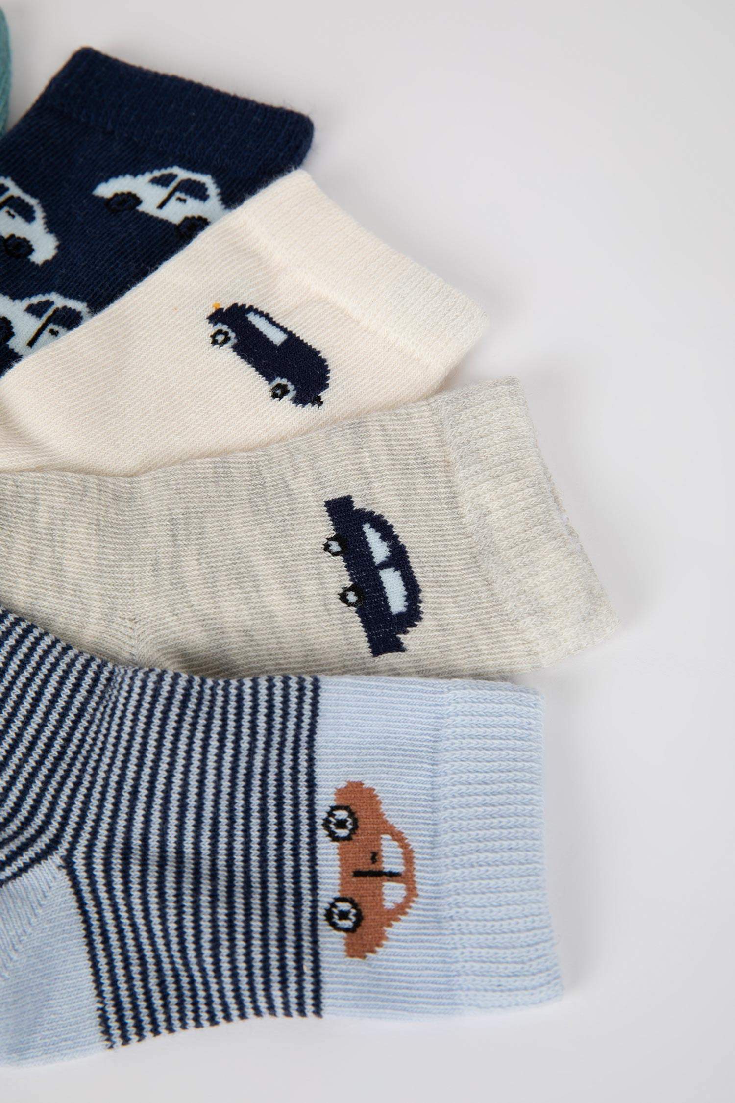 Baby Boy Printed 5 Piece Long sock