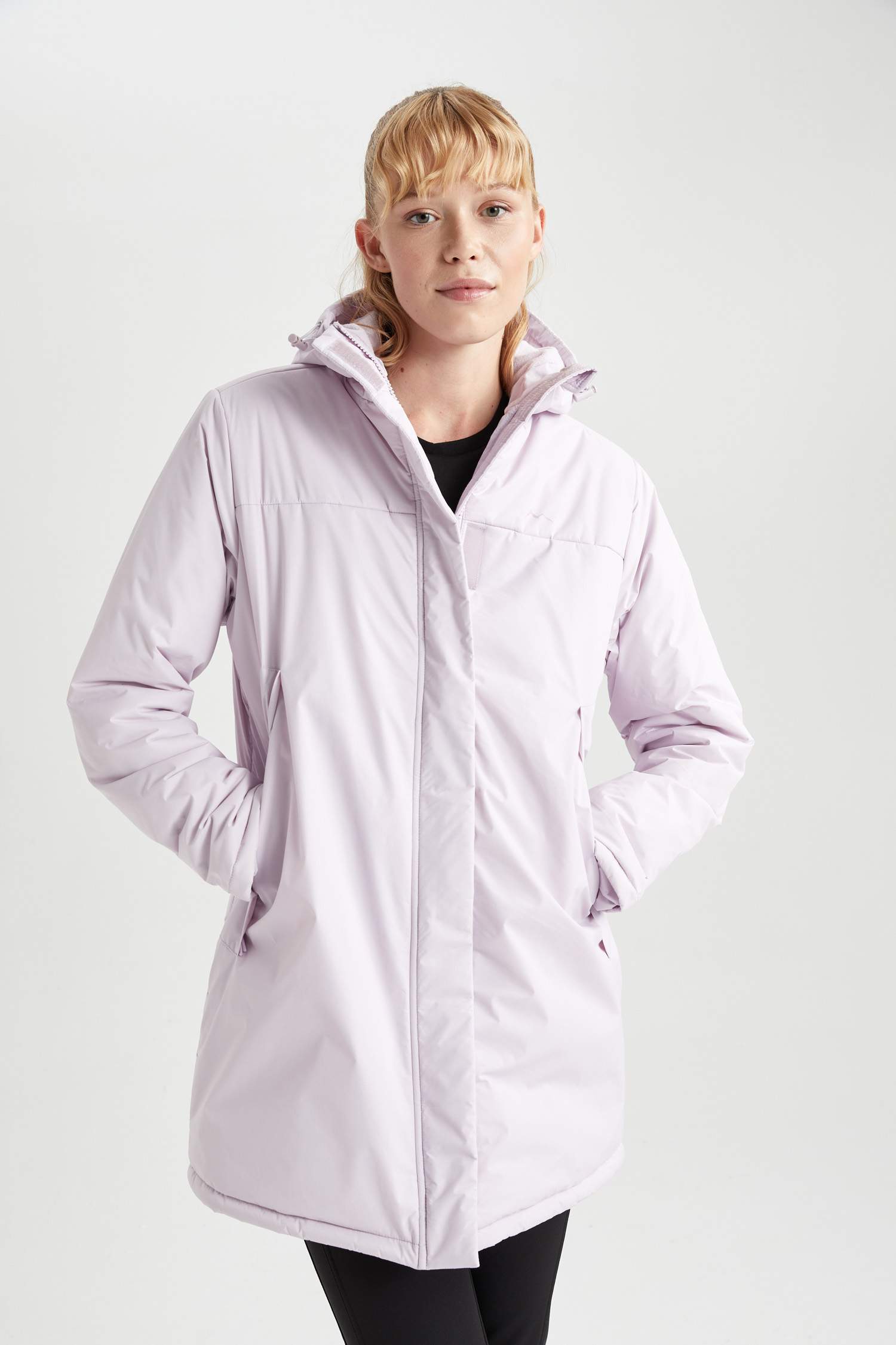 Slim Fit Fleece Lined Waterproof Puffer Jacket