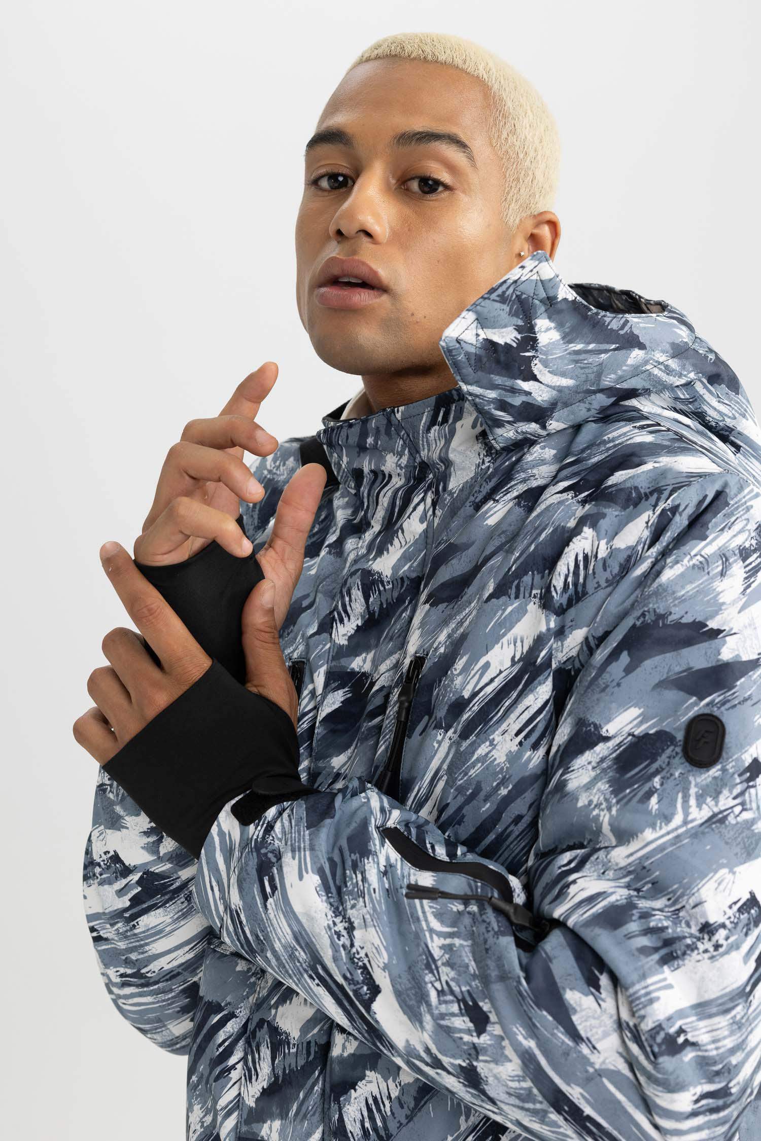 Kayak Montu Su İtici Rüzgar Geçirmez Kapüşonlu Polar Astarlı Ultra Korumalı Reflektörlü