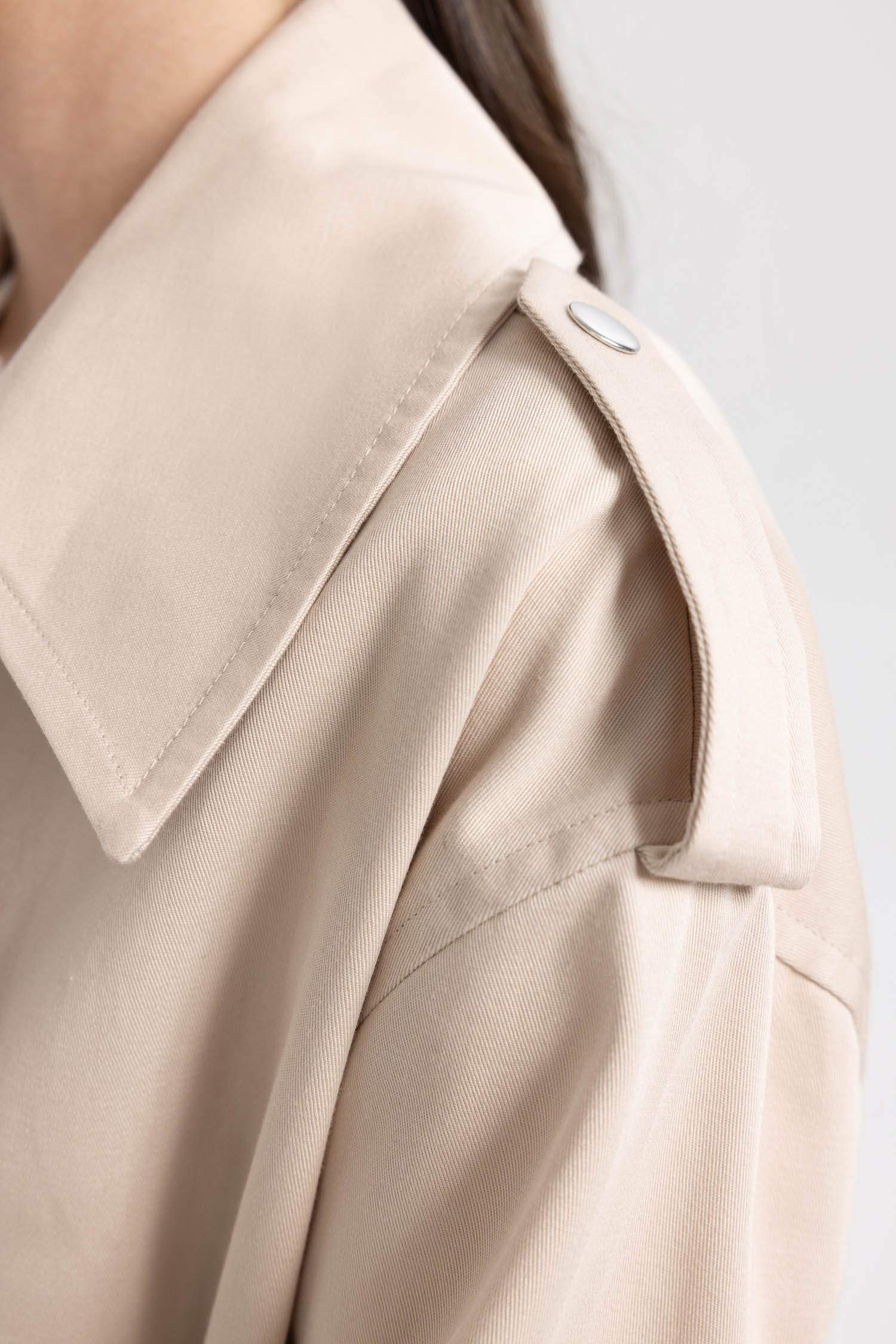 Тренчкот свободного крою для жінок