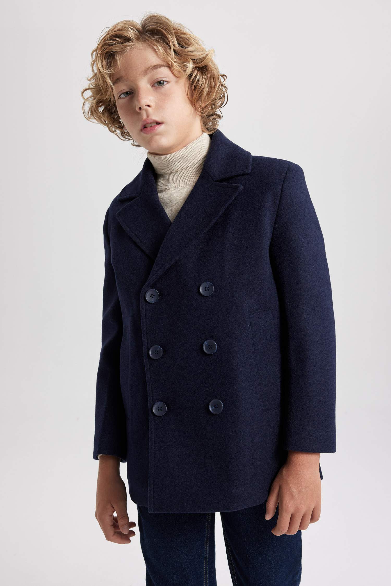 Кашемировое пальто для мальчиков