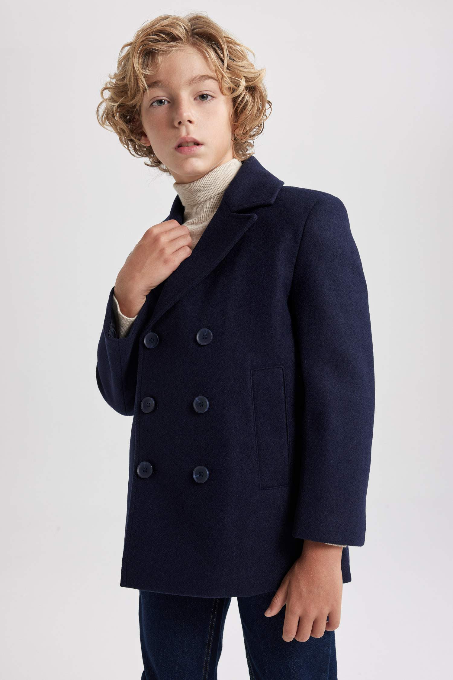 Кашемировое пальто для мальчиков