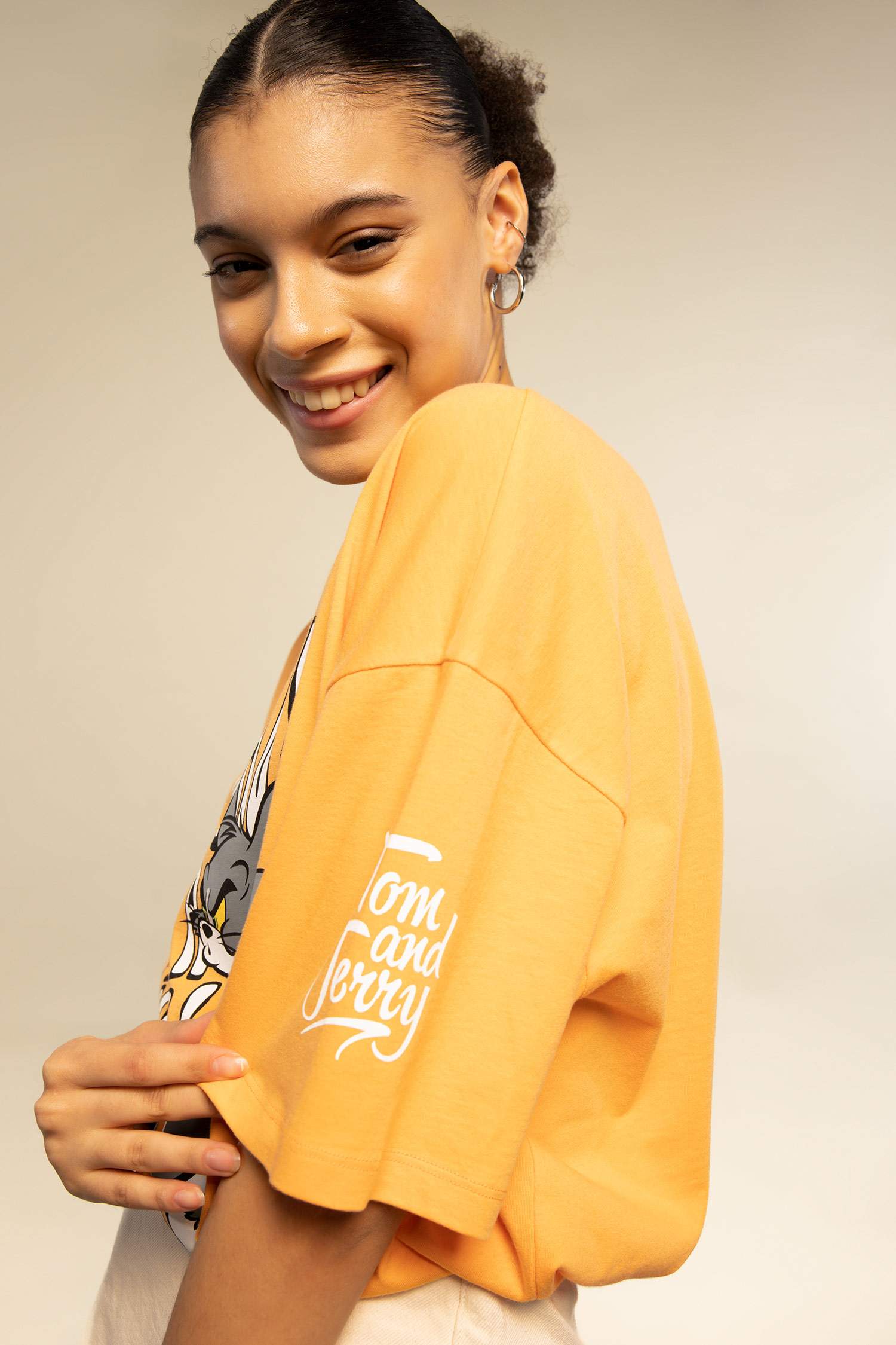 Футболка оверсайз Tom & Jerry из 100% хлопка,Coool