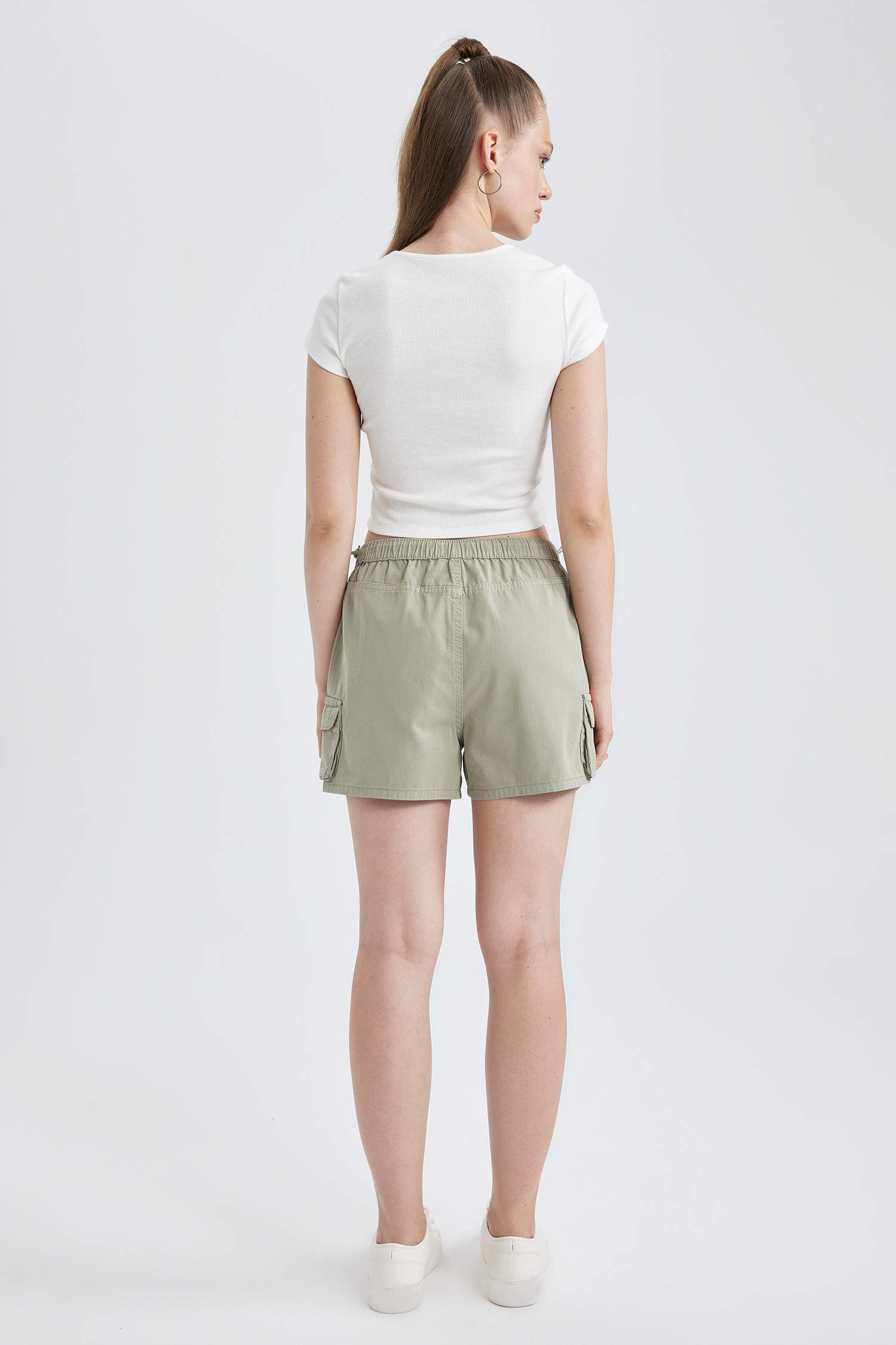 Coool Regular Fit Normal Bel Gabardin %100 Pamuk Şort