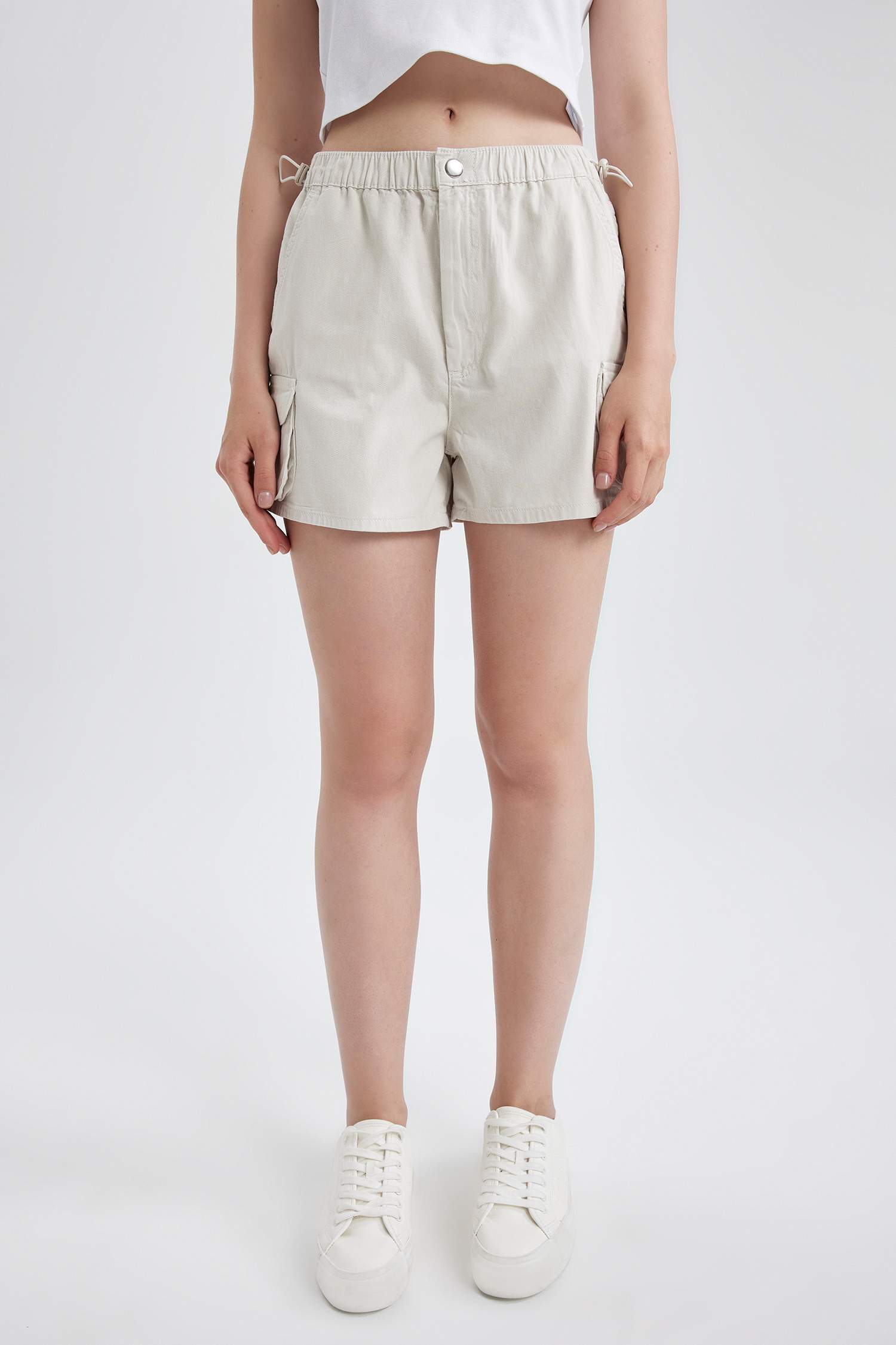 Coool Regular Fit Normal Bel Gabardin %100 Pamuk Şort