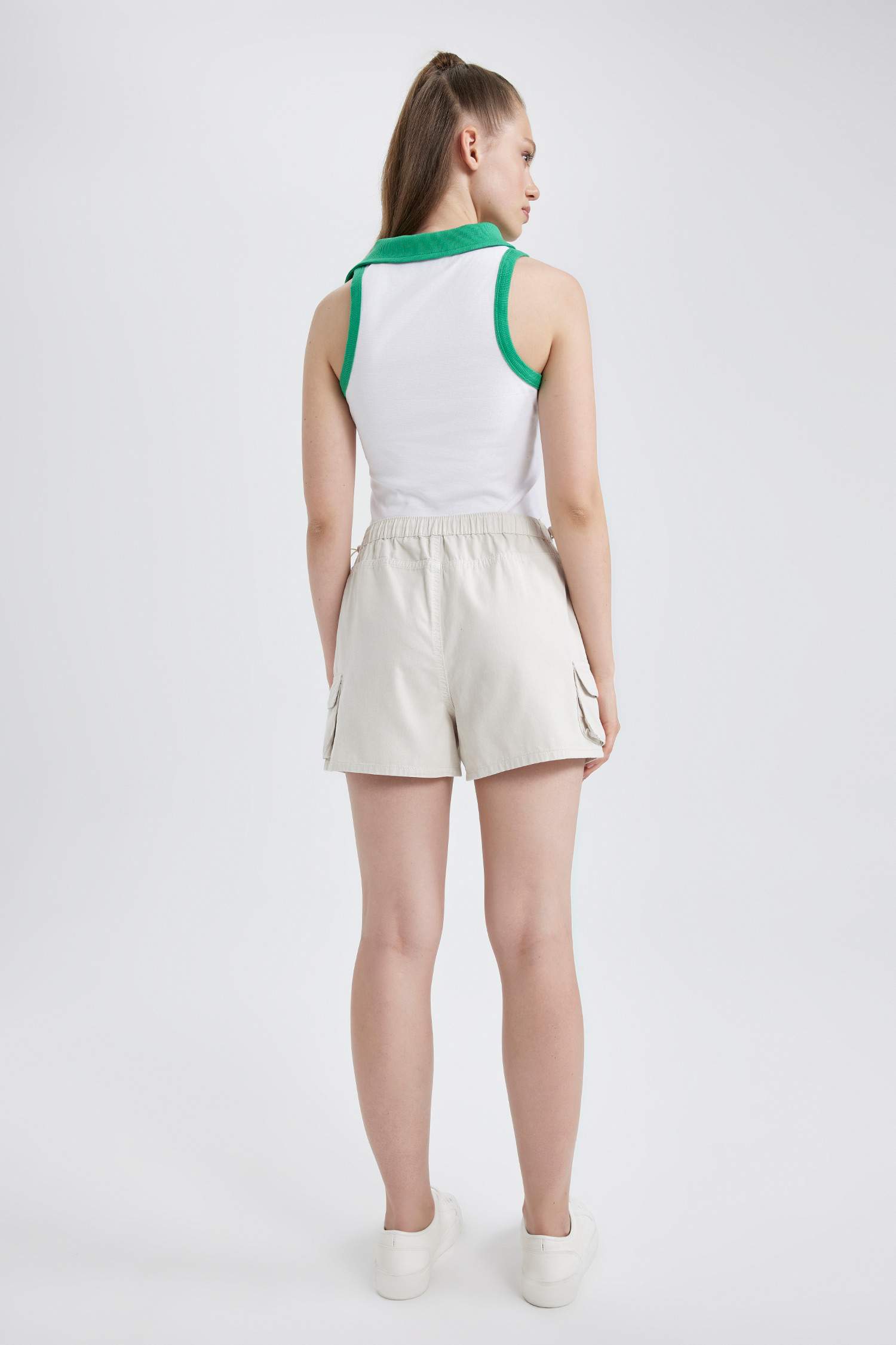 Coool Regular Fit Normal Bel Gabardin %100 Pamuk Şort