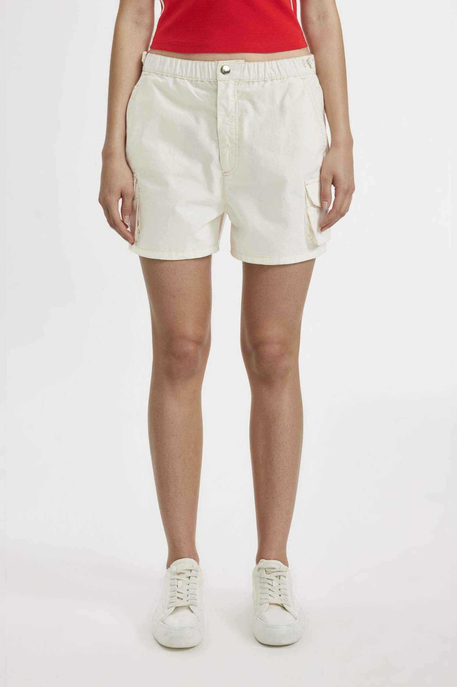 Coool %100 Pamuk Regular Fit Normal Bel Kısa Paça Gabardin Şort