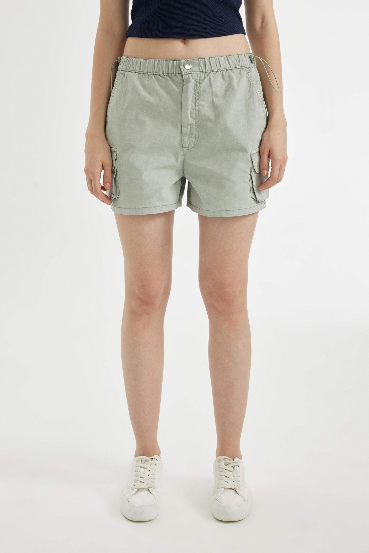 Coool %100 Pamuk Regular Fit Normal Bel Kısa Paça Gabardin Şort