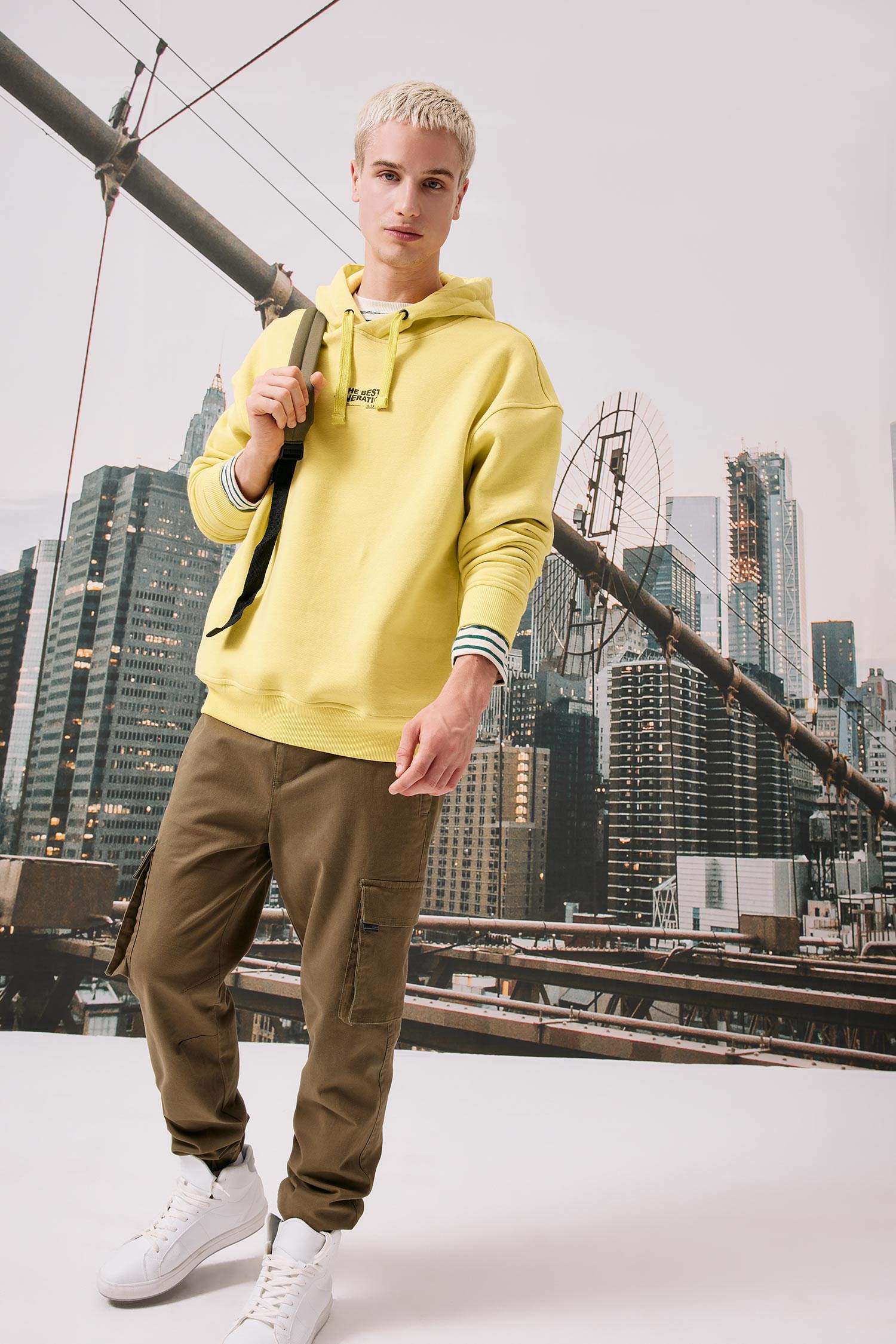 Pantalon Joggeur Cargo Coupe Régulière