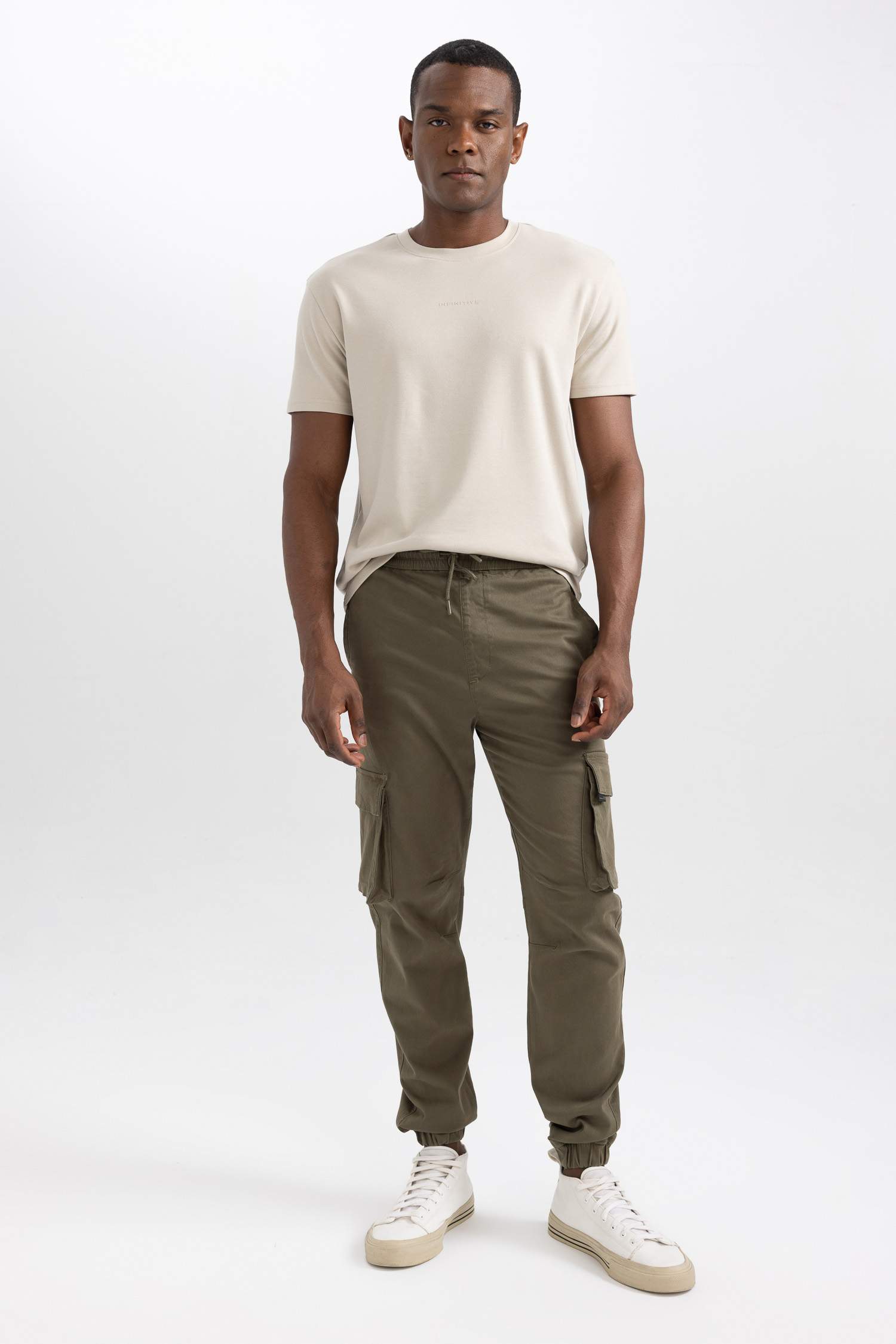 Pantalon Joggeur Cargo Coupe Régulière