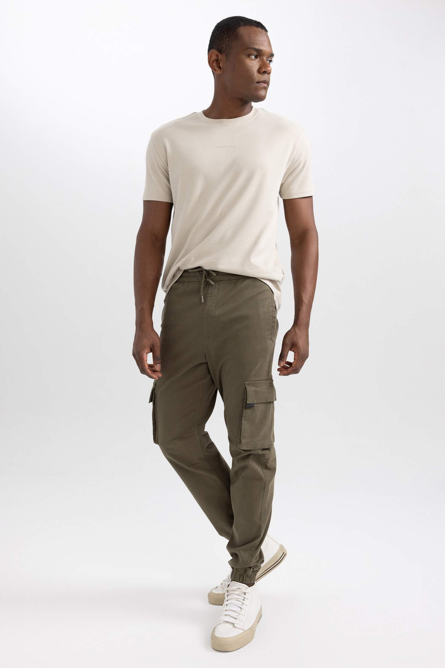 Pantalon Joggeur Cargo Coupe Régulière