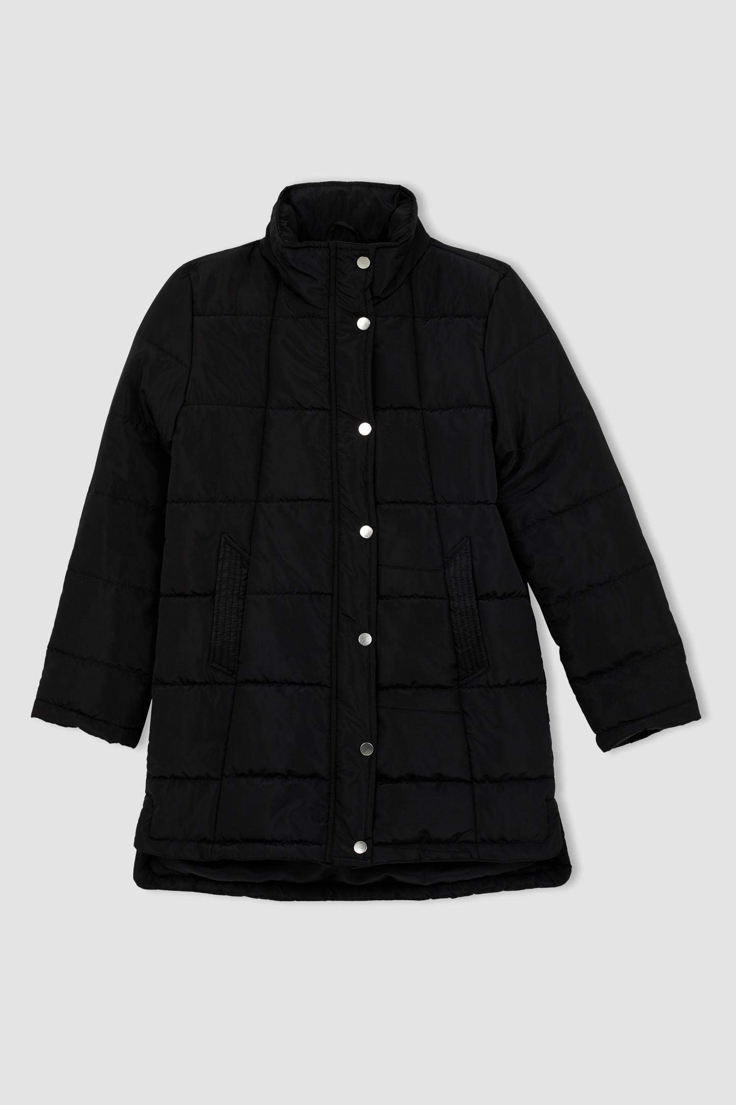 Su İtici Regular Kalıp Rüzgar Geçirmez Mont Parka