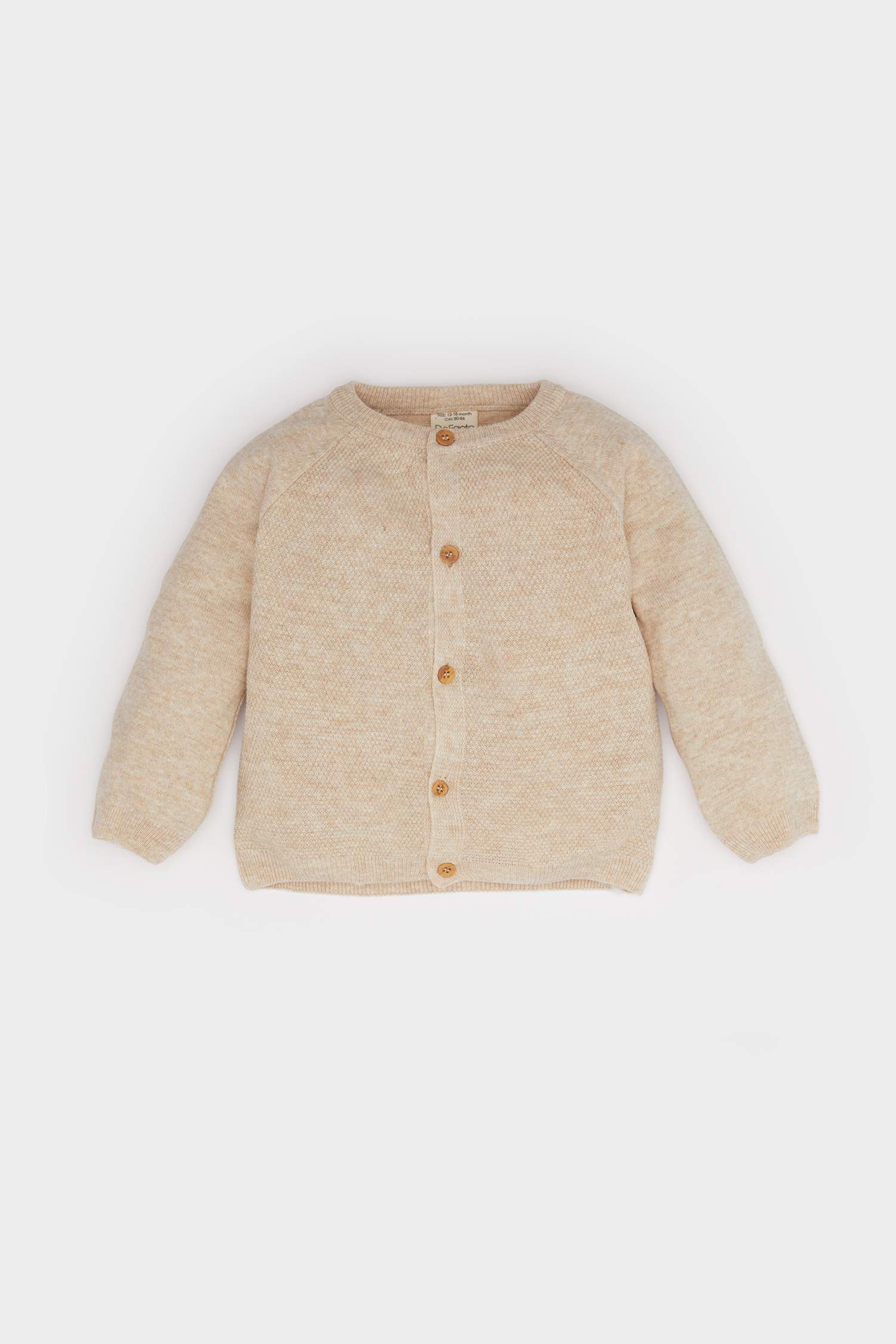 Baby Boy Regular Fit Crew Neck Cardigan