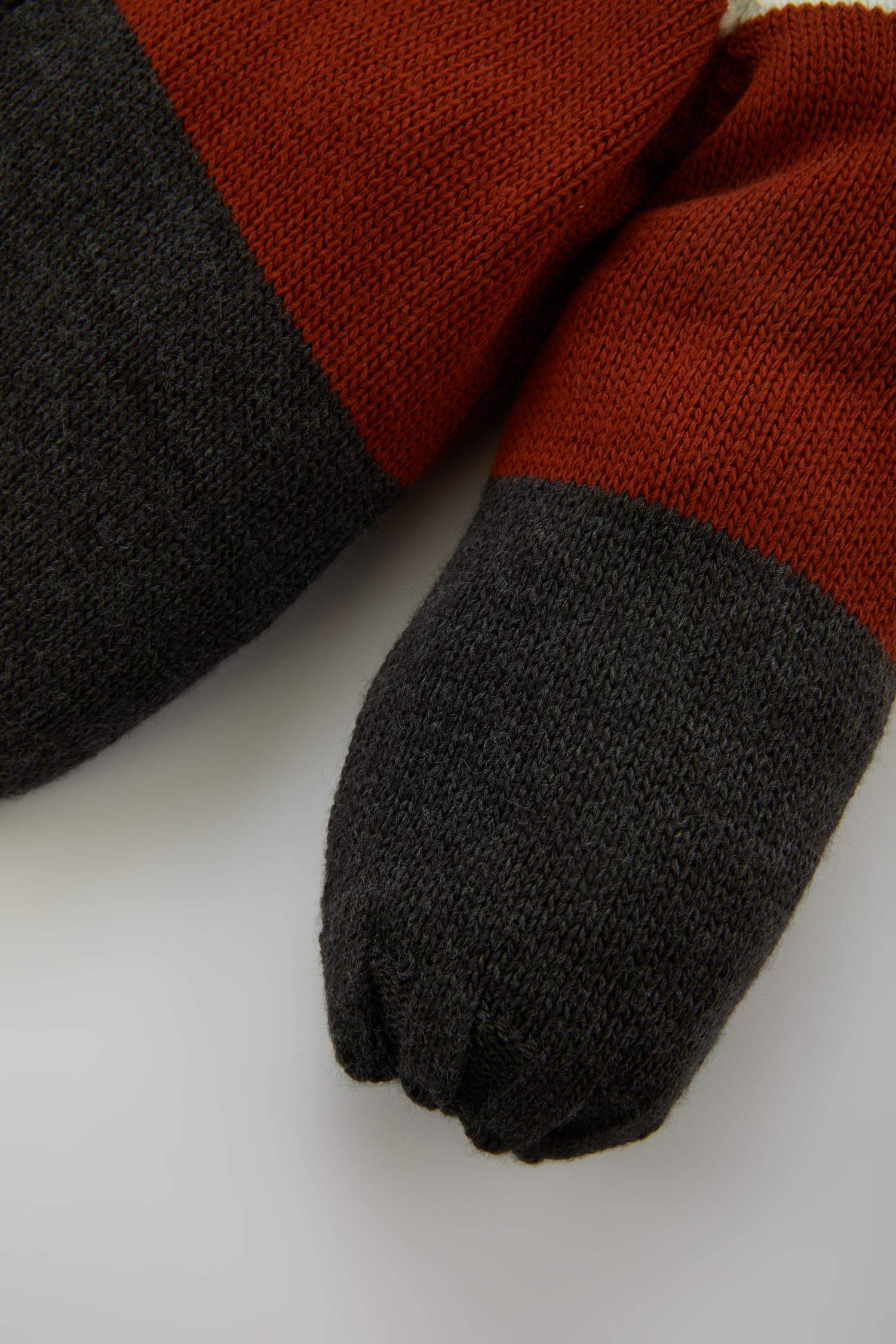 Regular Fit Hooded Cardigan Color Block