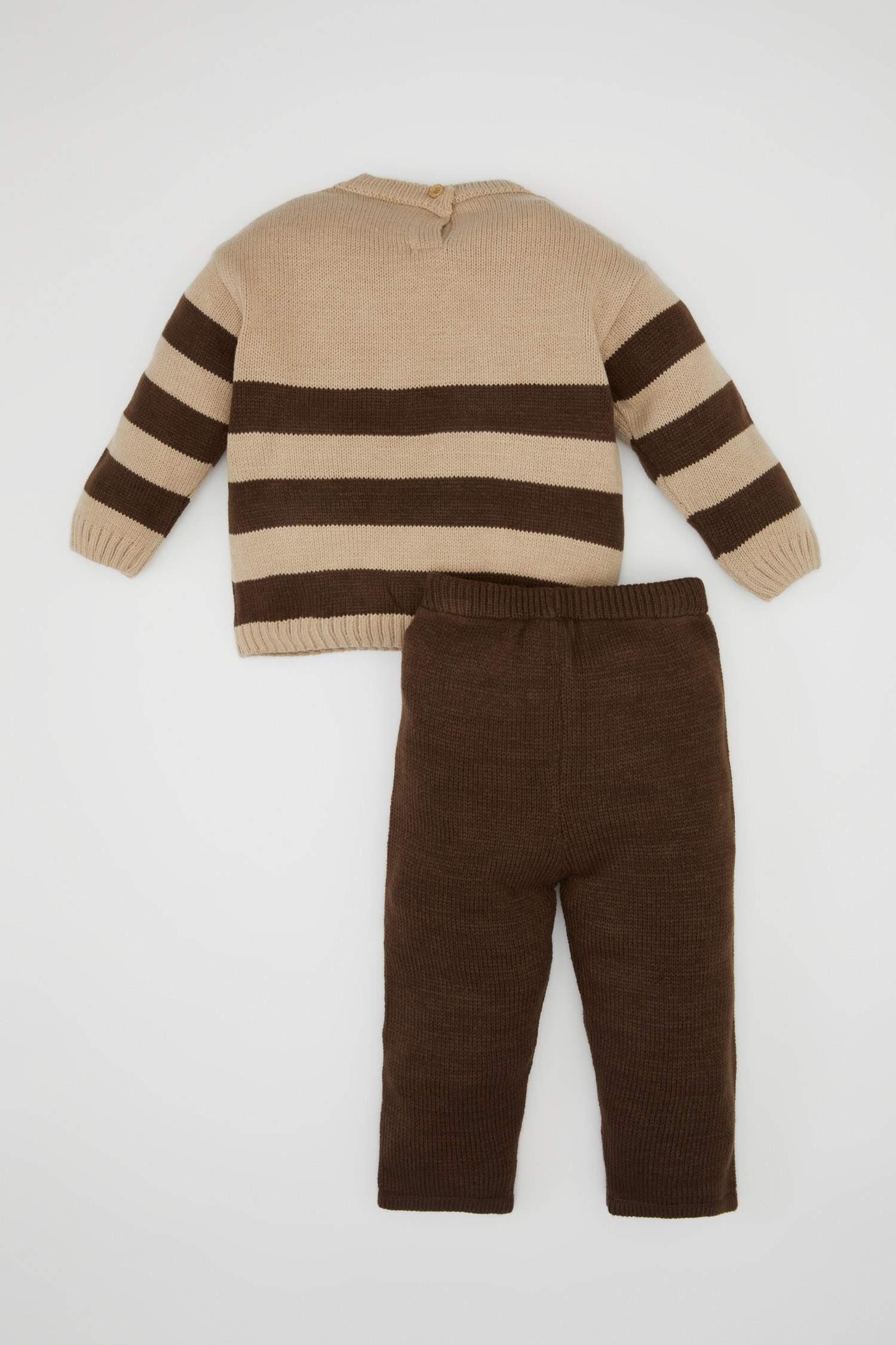 Ensemble en tricot Pull rayé et pantalon pour BéBé Garçon