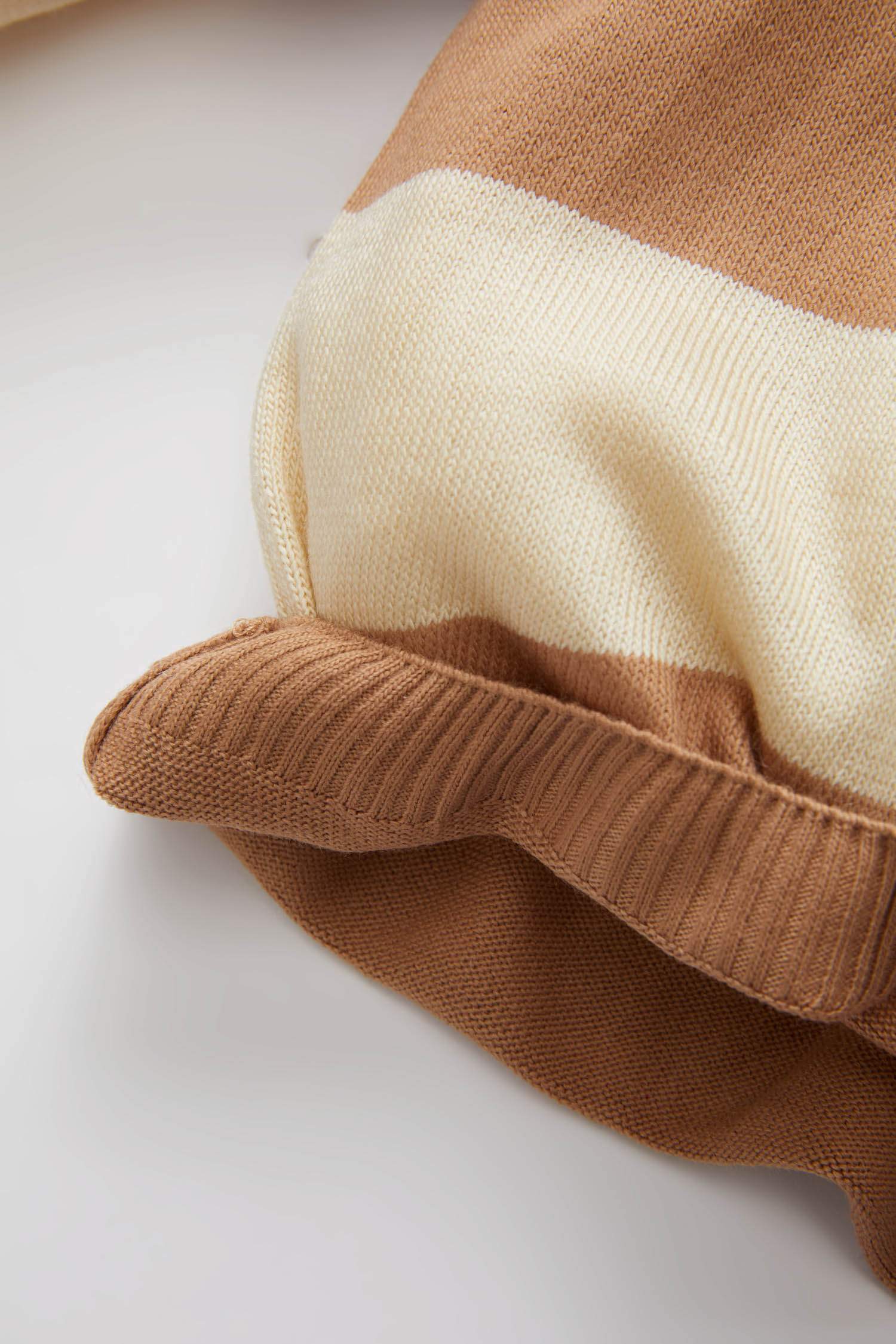 Пуловер стандартного кроя с рубашечным вырезом в полоску для малышей мальчиков