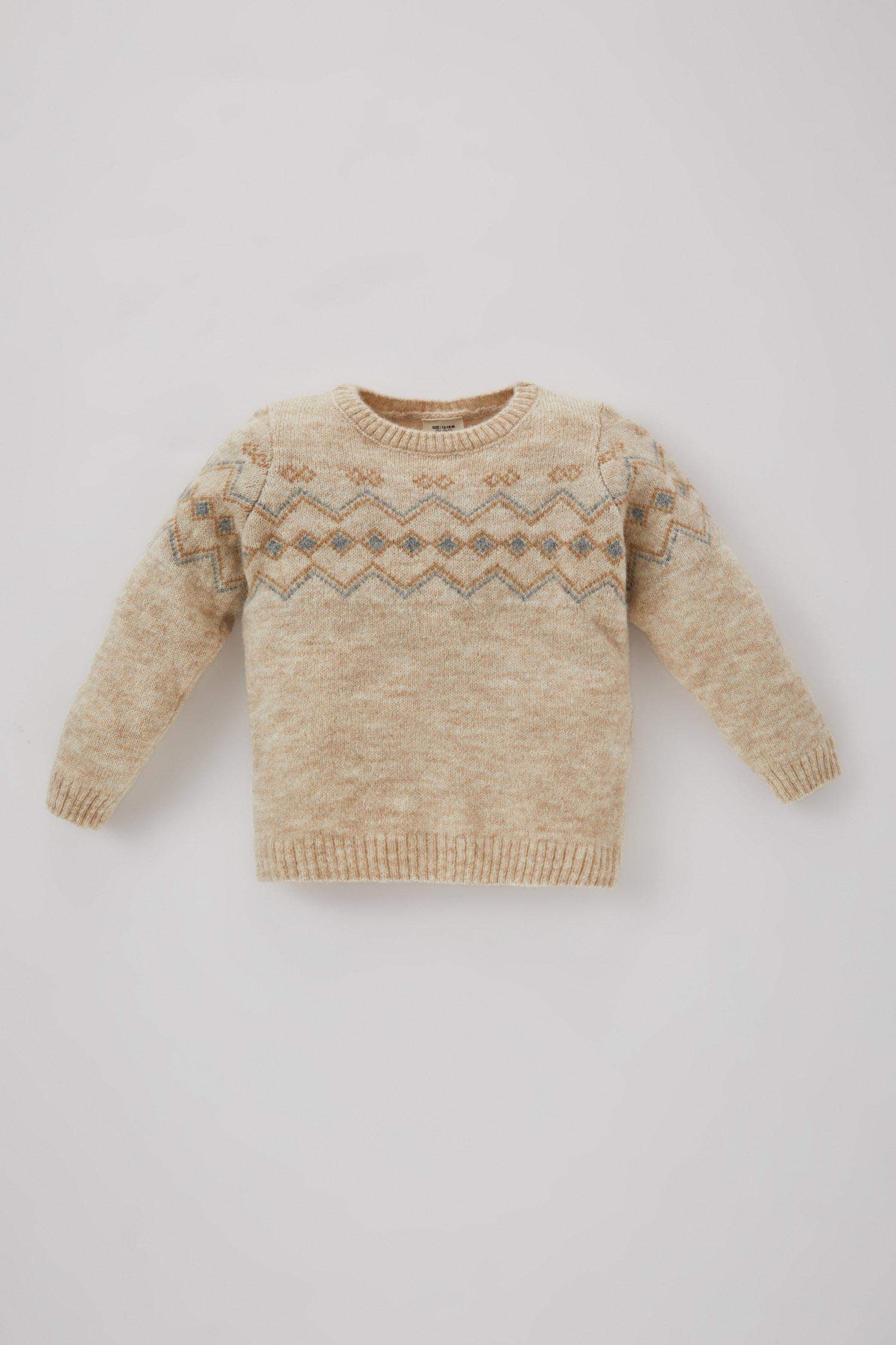 Свитер с принтом для малышей мальчиков