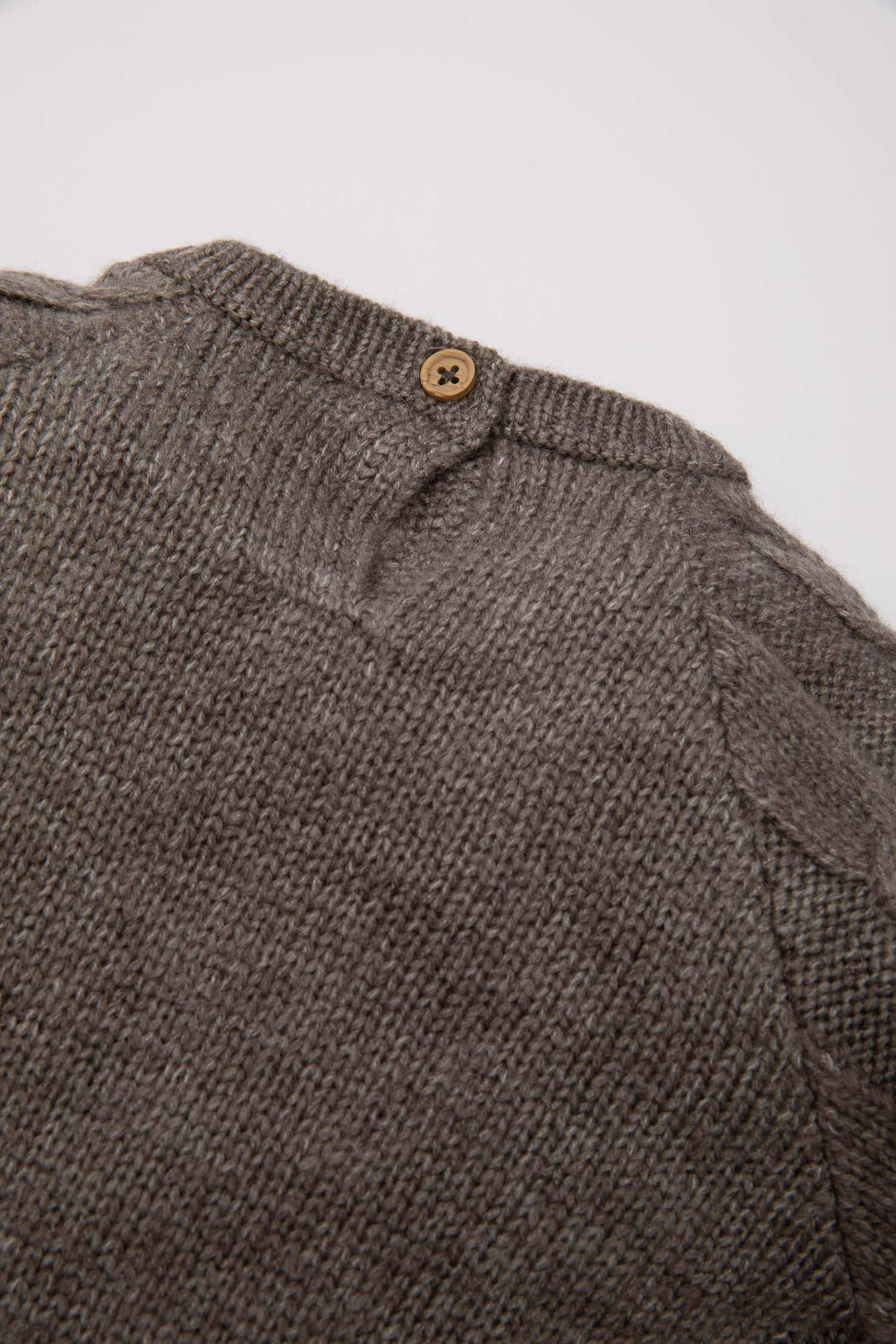 Свитер с круглым вырезом для малышей мальчиков