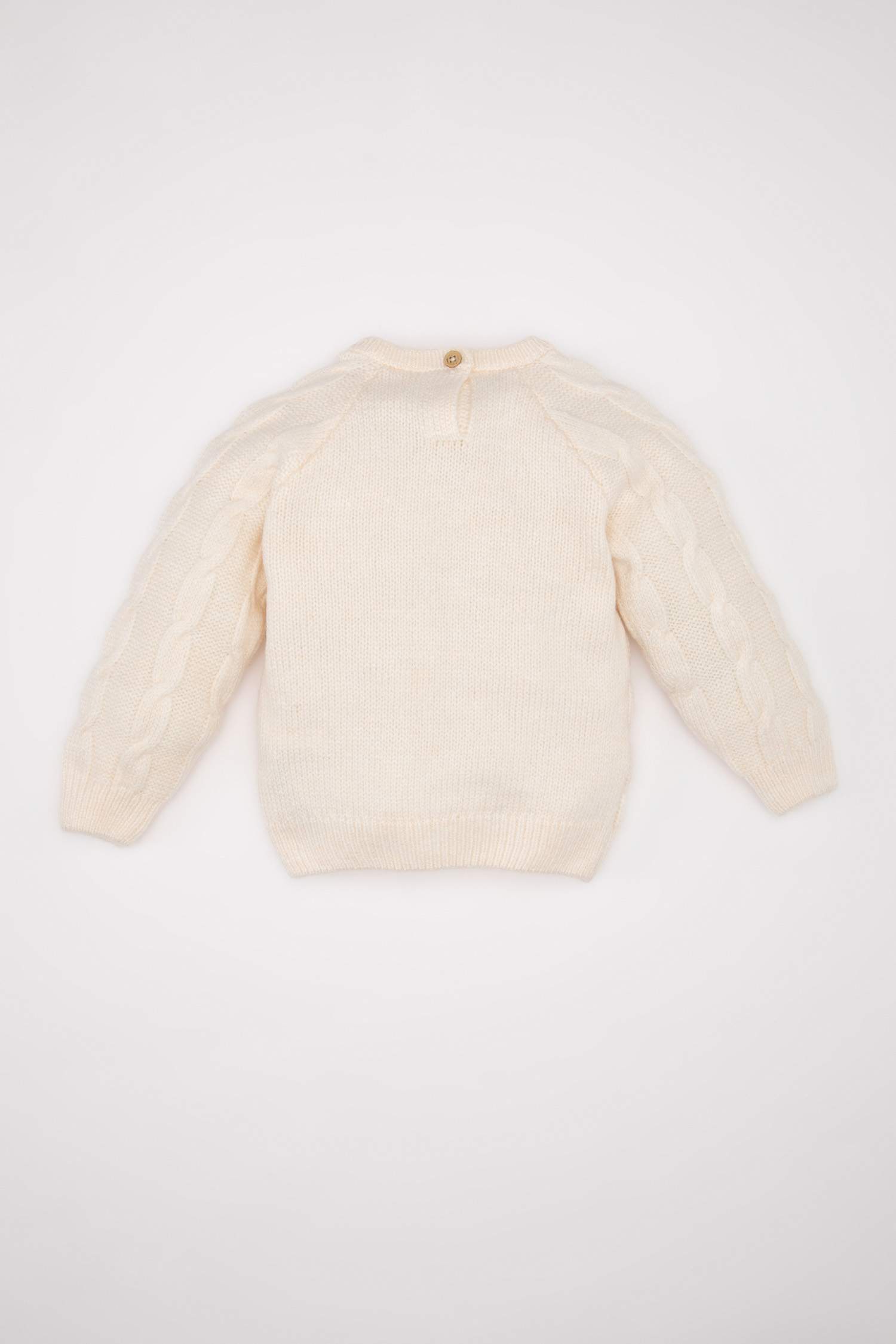 Erkek Bebek Bisiklet Yaka Triko Kazak