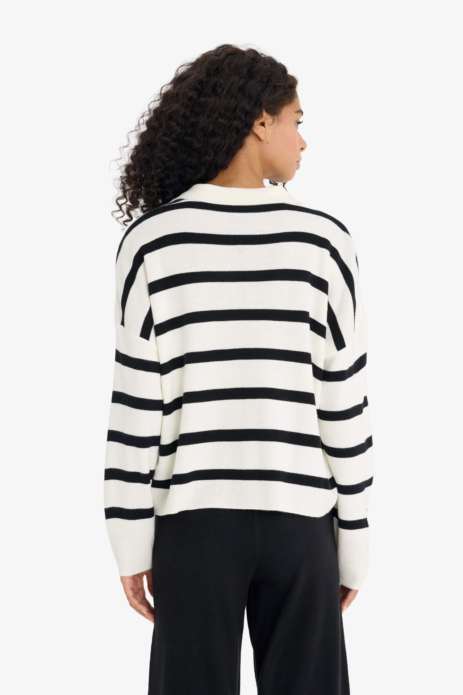 Regular Fit Polo Collar Pullover