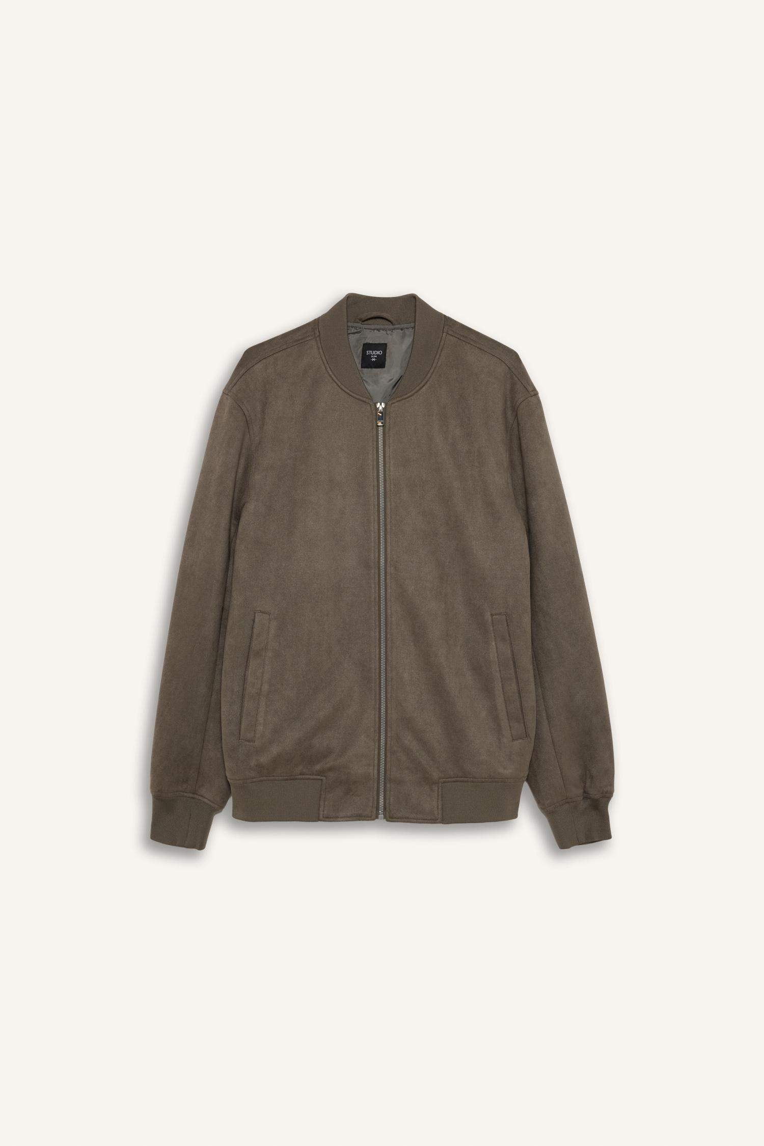 جاكيت بومبر شمواه بسحاب وقصة ضيقة