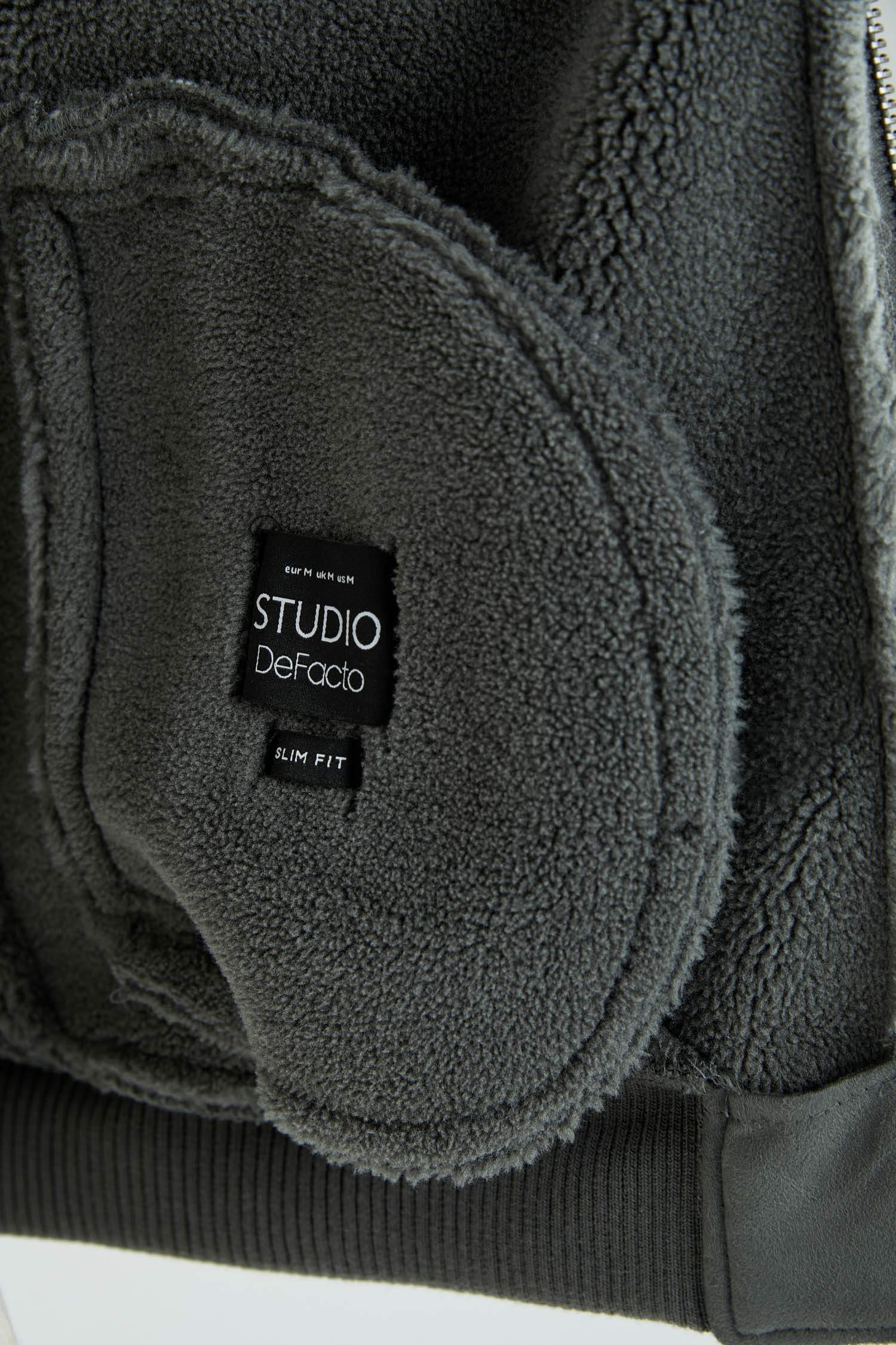 قمصلة نفخ سليم فيت بياقة بولو مبطن