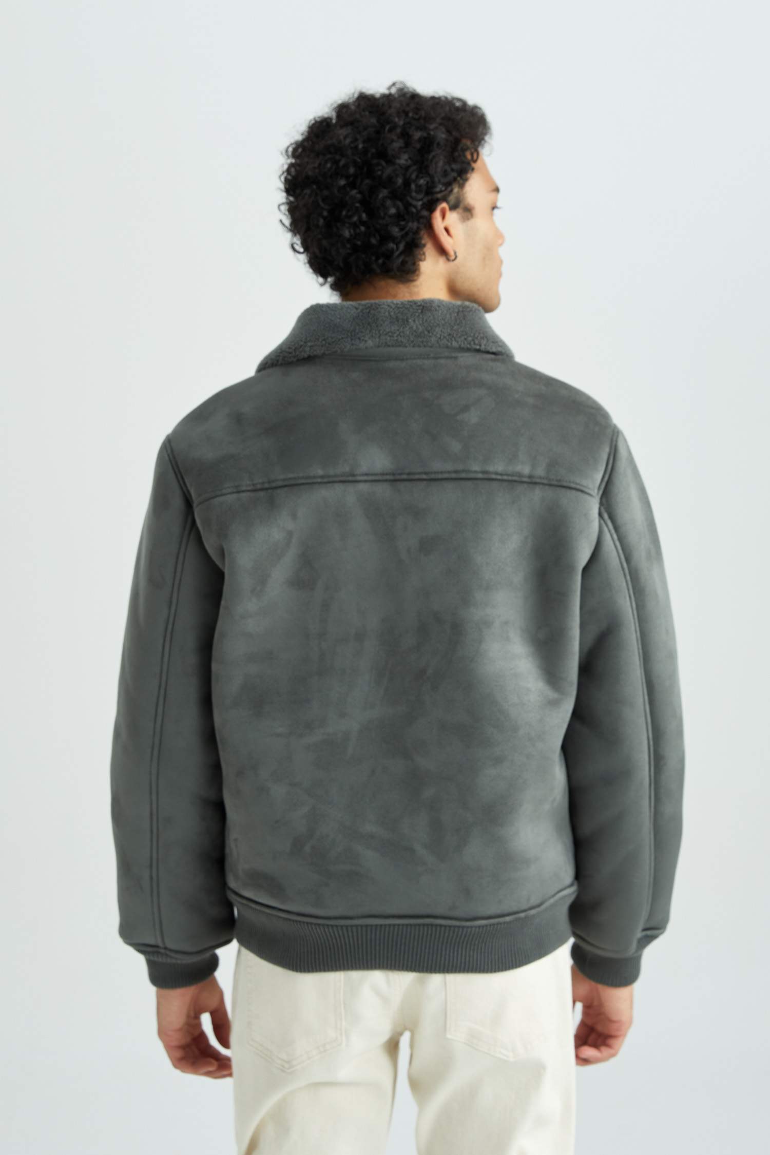 قمصلة نفخ سليم فيت بياقة بولو مبطن