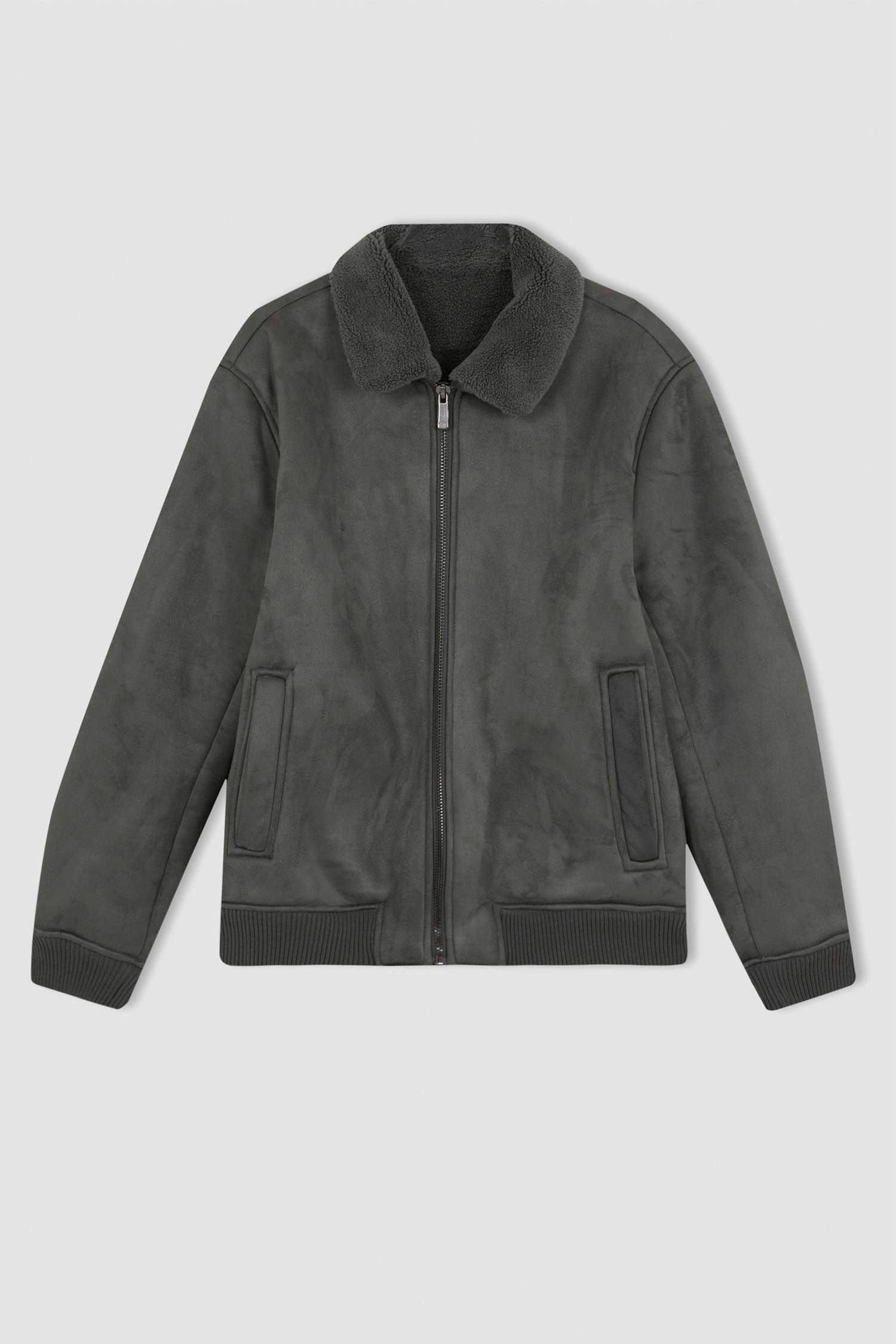 قمصلة نفخ سليم فيت بياقة بولو مبطن