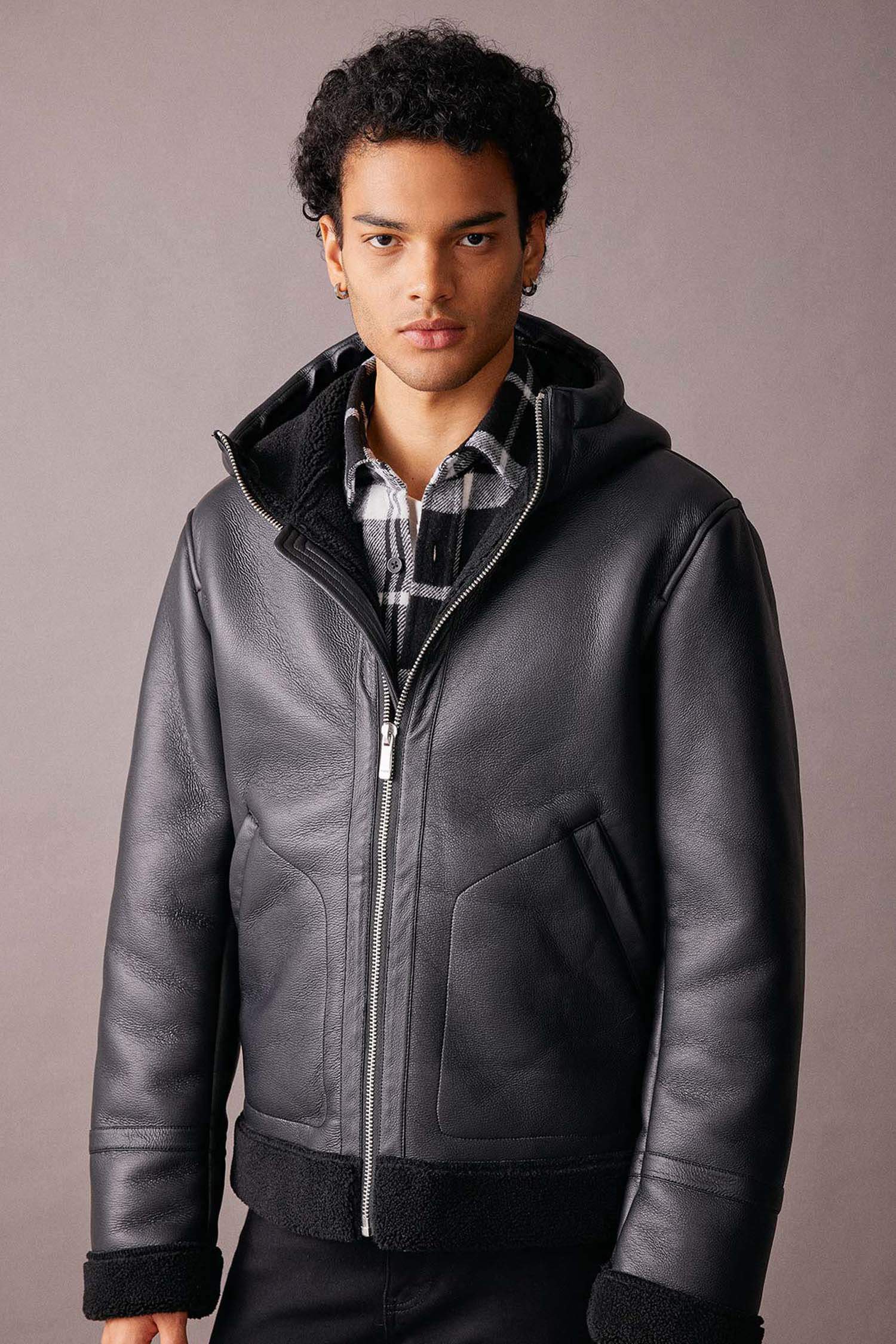 бас киімді балаларға арналған былғары ПУ Күртеше