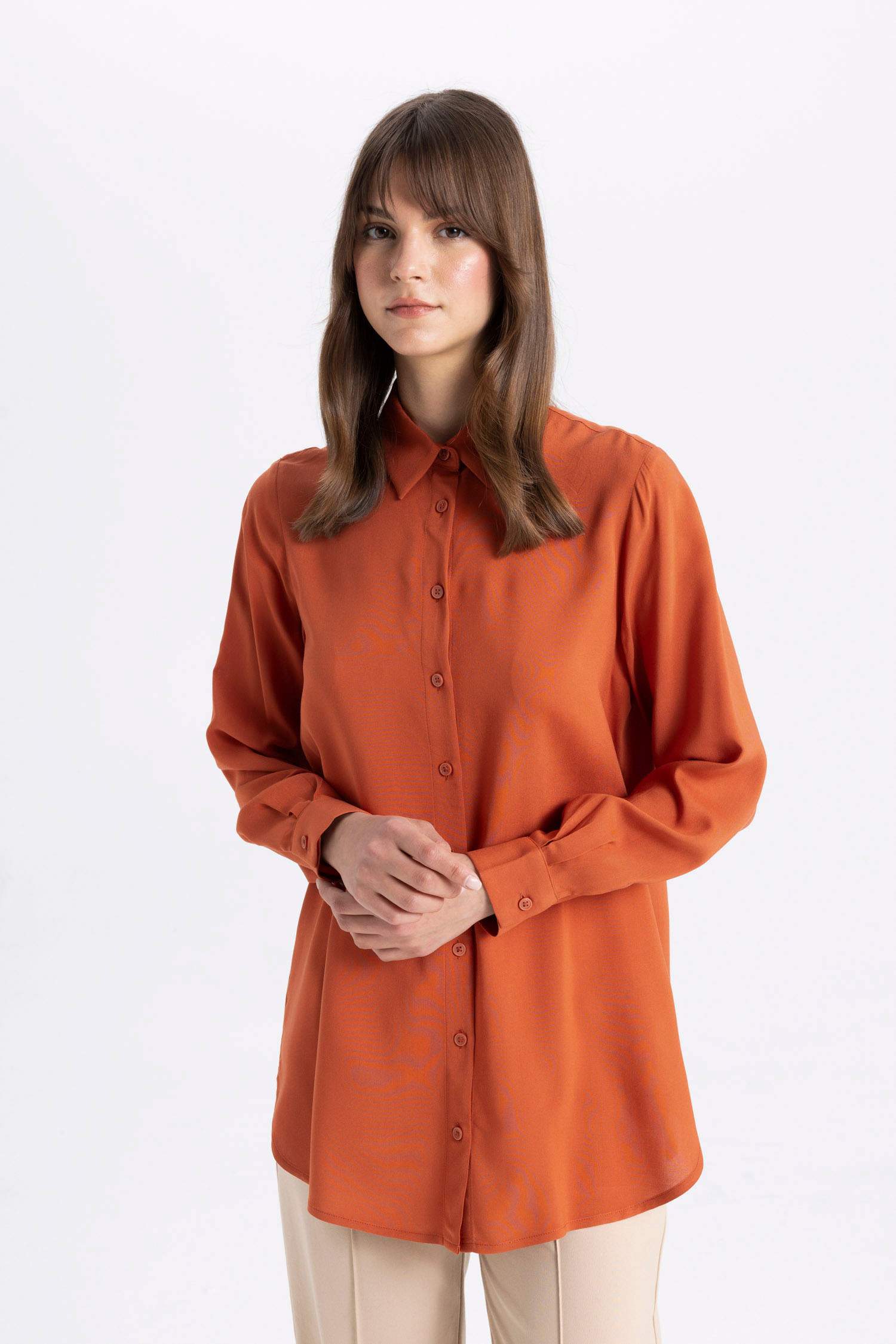Regular Fit Long Sleeve Tunic